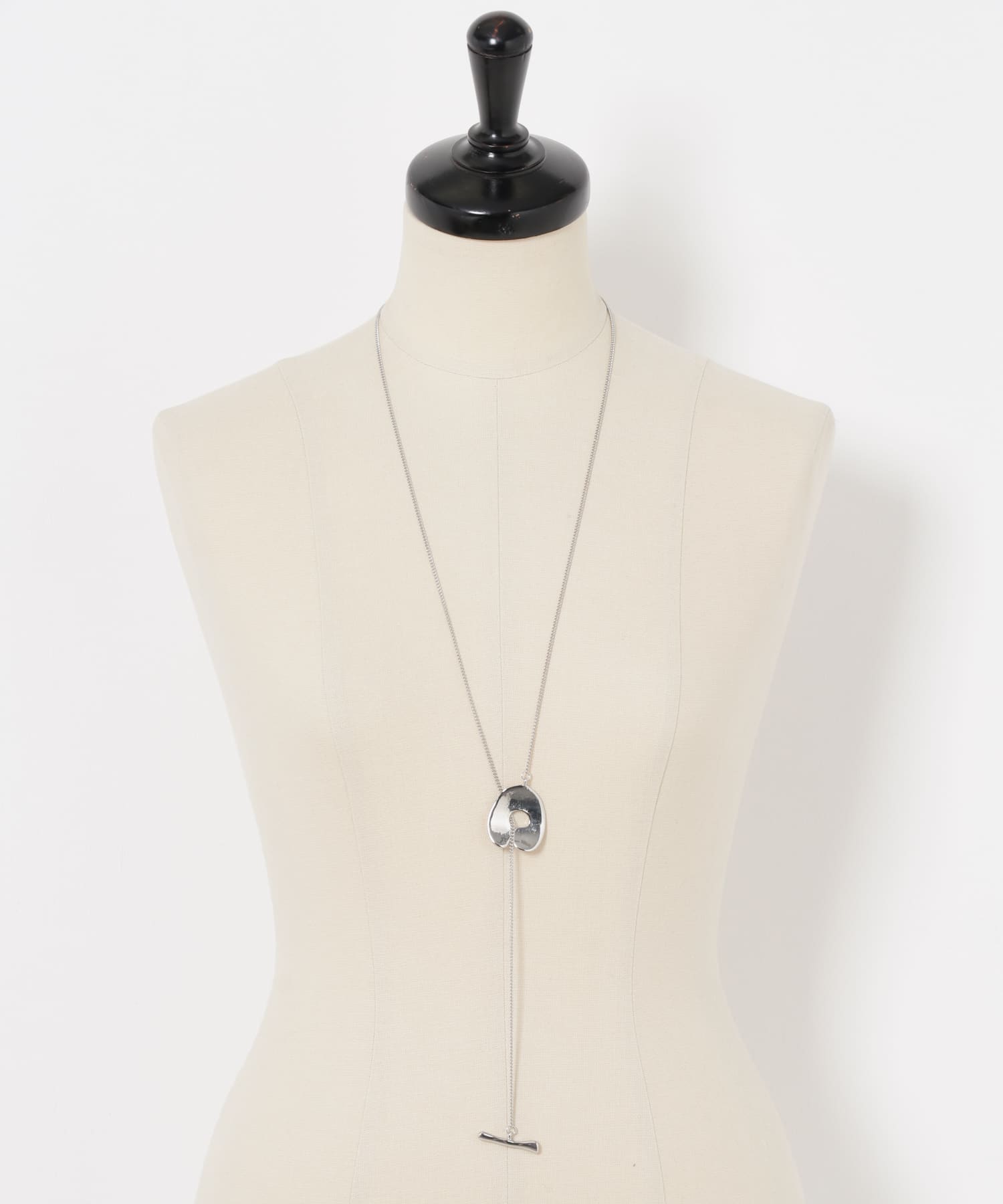 マンテルパーツスライドネックレス SILVER -