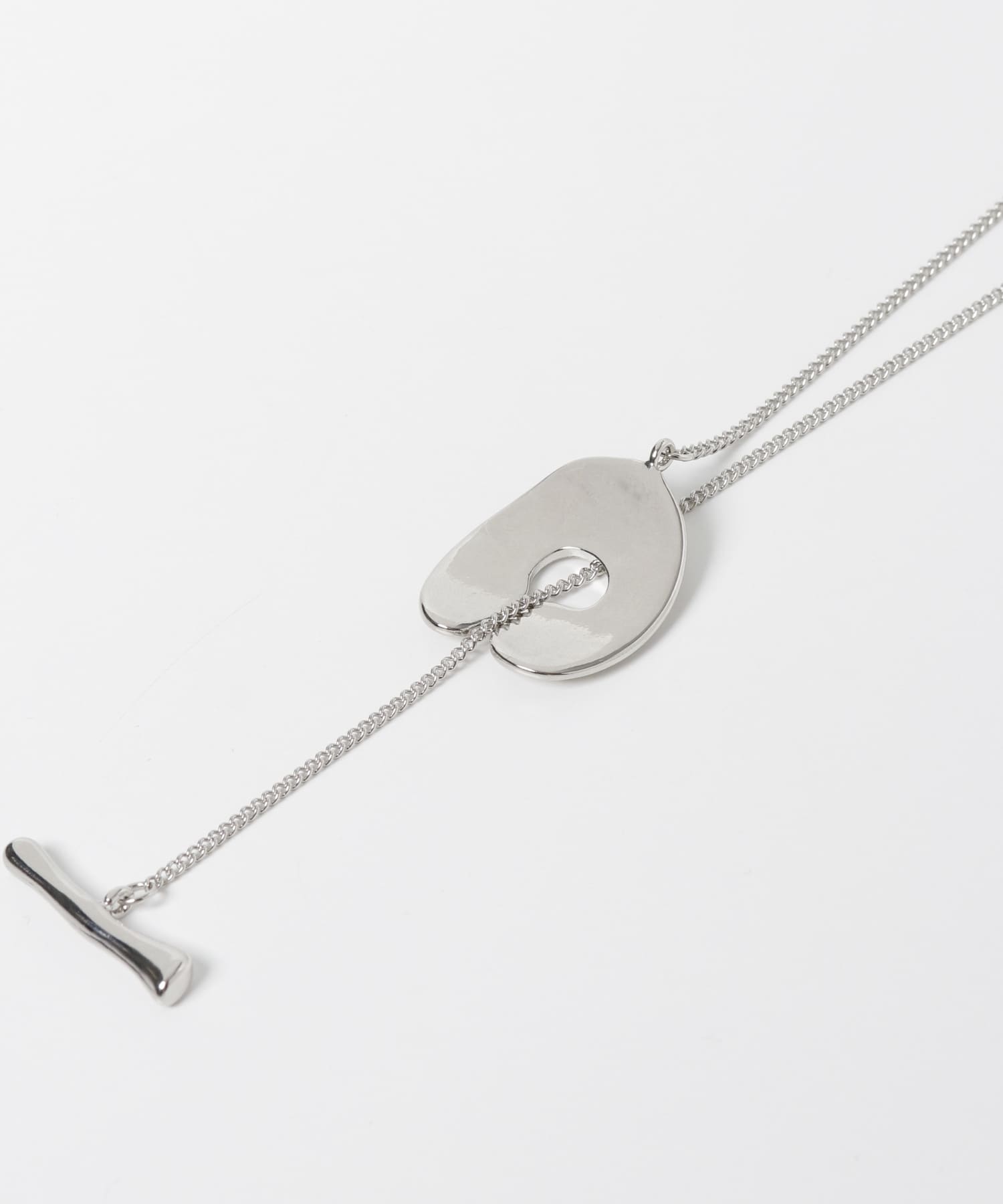 マンテルパーツスライドネックレス SILVER -