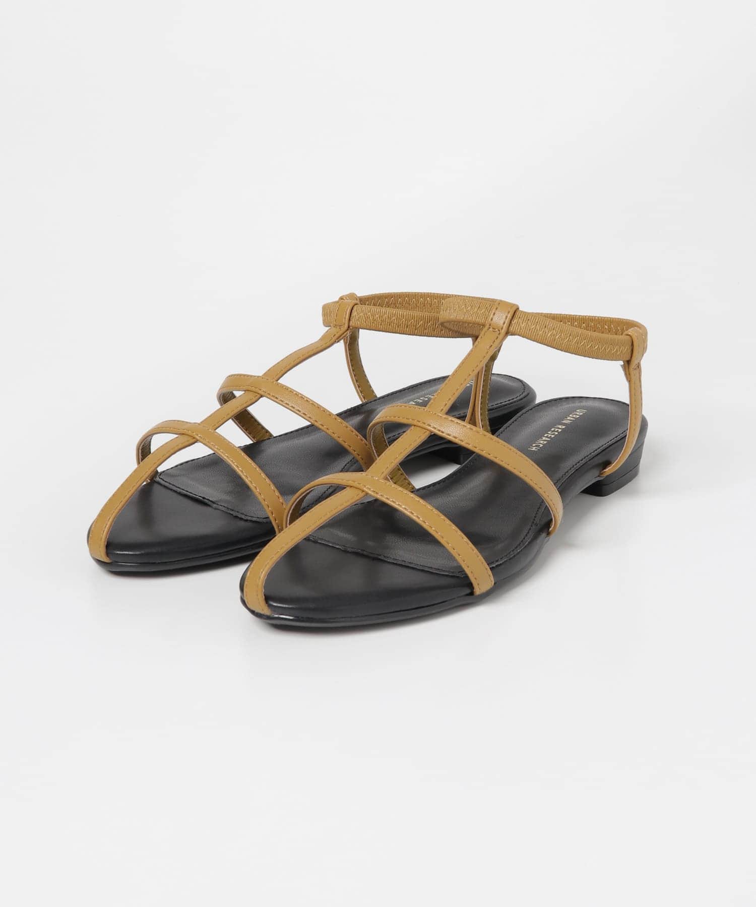 アンクルゴムナローストラップサンダル