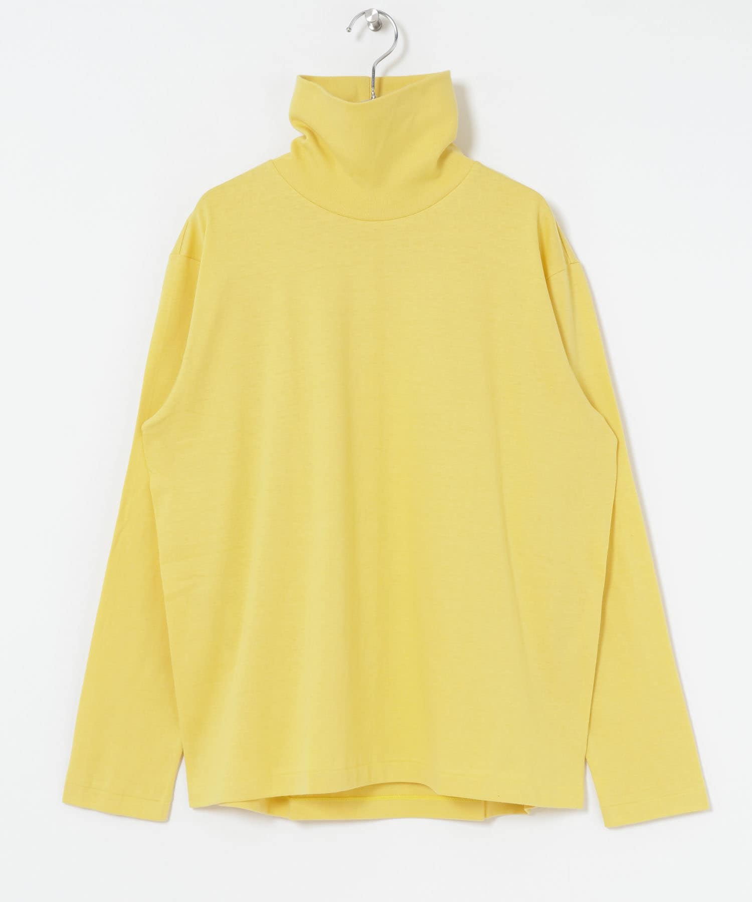 『別注』久米繊維×URBAN RESEARCH　タートルネックロングスリーブTシャツ YELLOW M