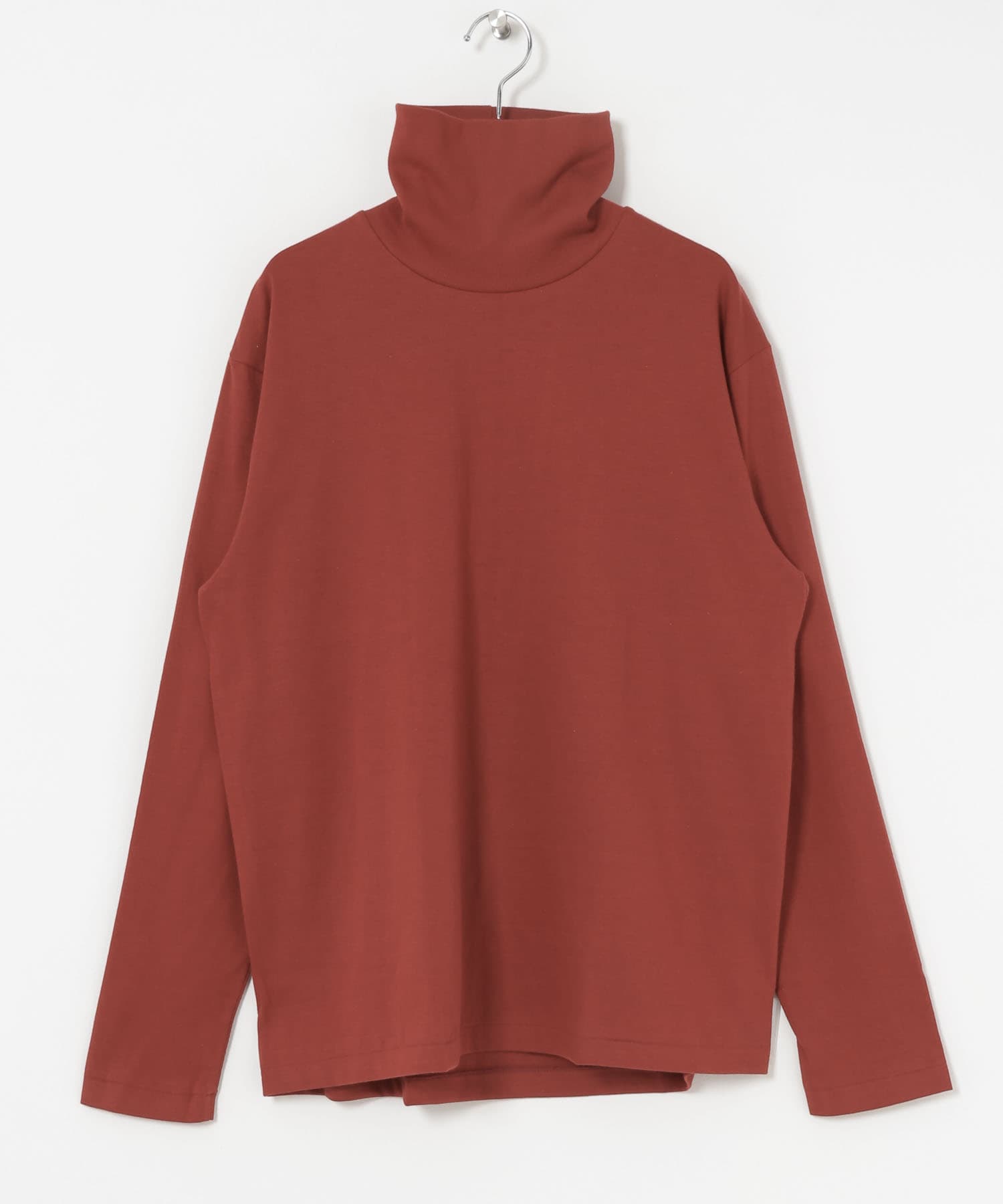 『別注』久米繊維×URBAN RESEARCH　タートルネックロングスリーブTシャツ RED M