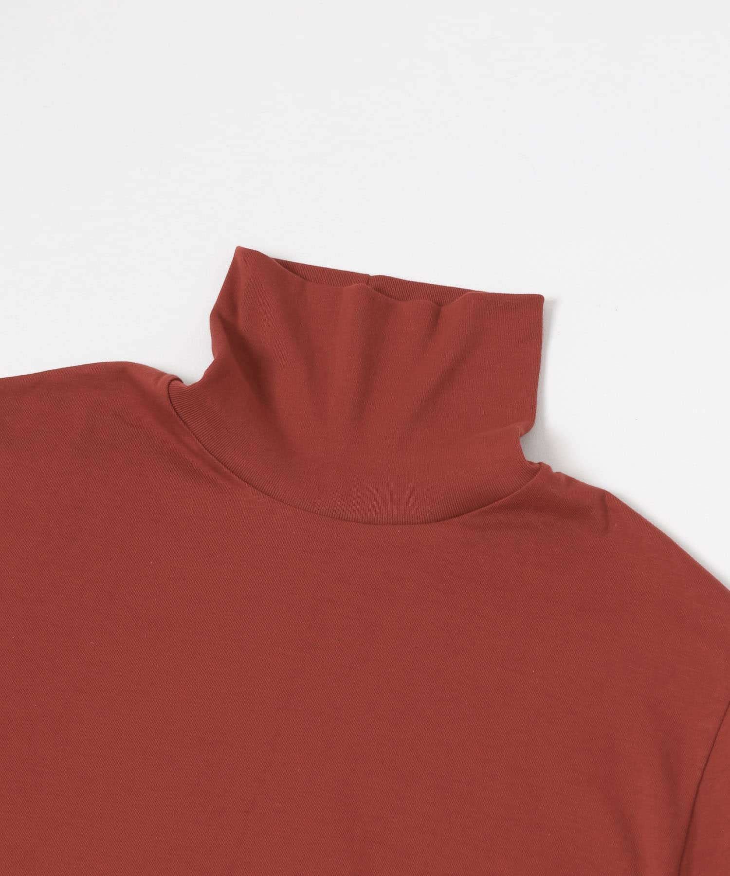 『別注』久米繊維×URBAN RESEARCH　タートルネックロングスリーブTシャツ RED M
