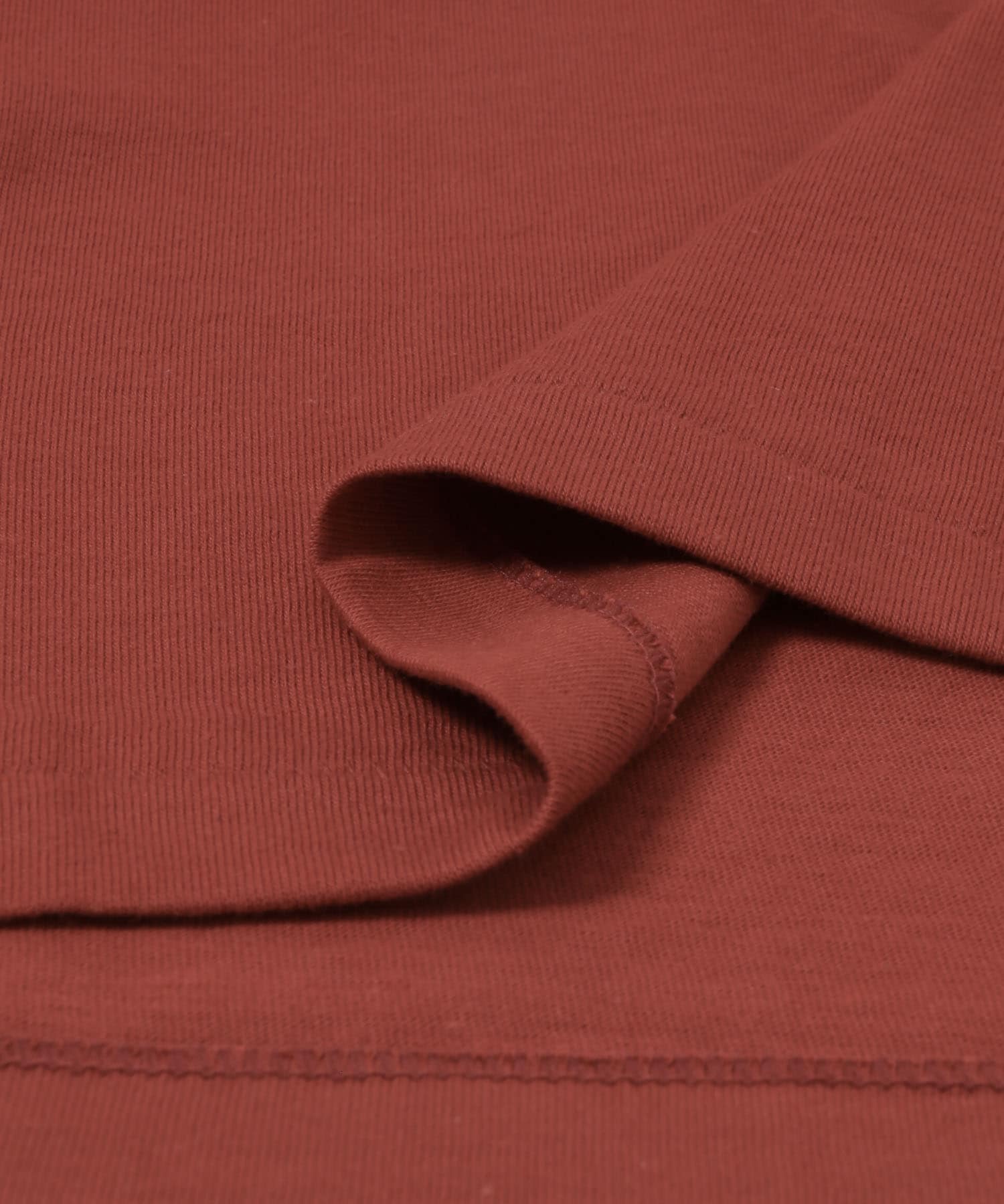 『別注』久米繊維×URBAN RESEARCH　タートルネックロングスリーブTシャツ RED M