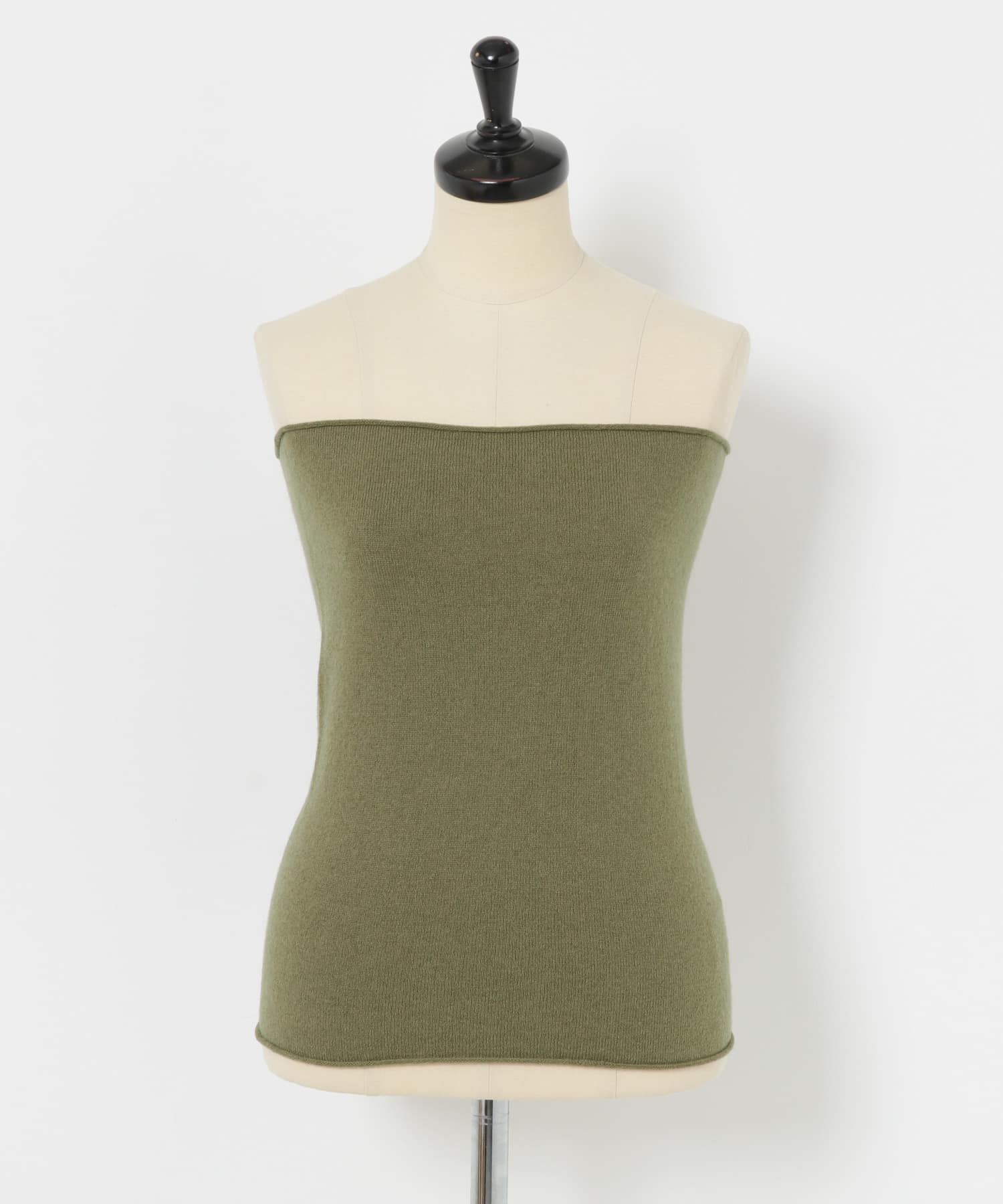 ウールカシミヤニットビスチェ KHAKI FREE