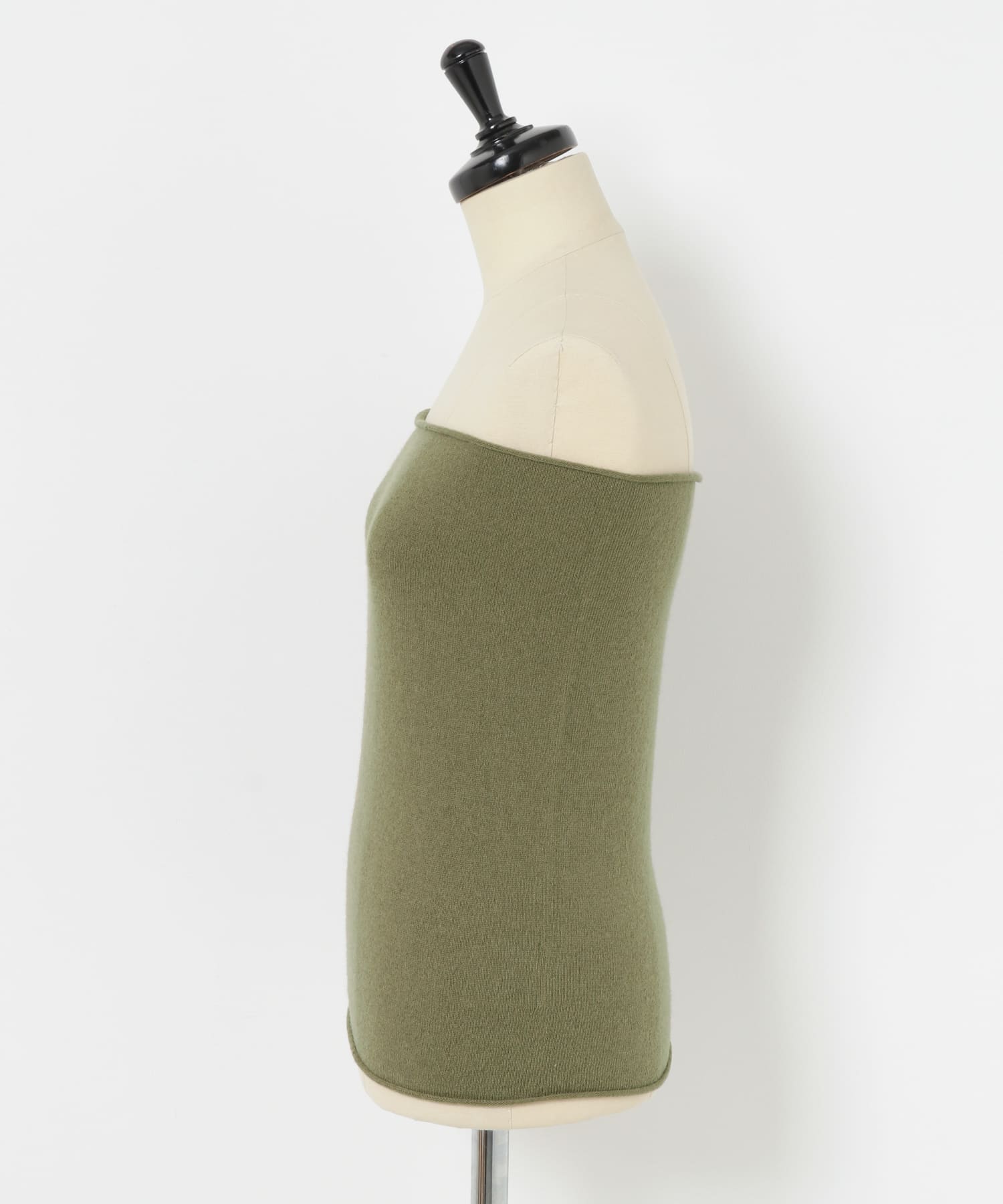 ウールカシミヤニットビスチェ KHAKI FREE