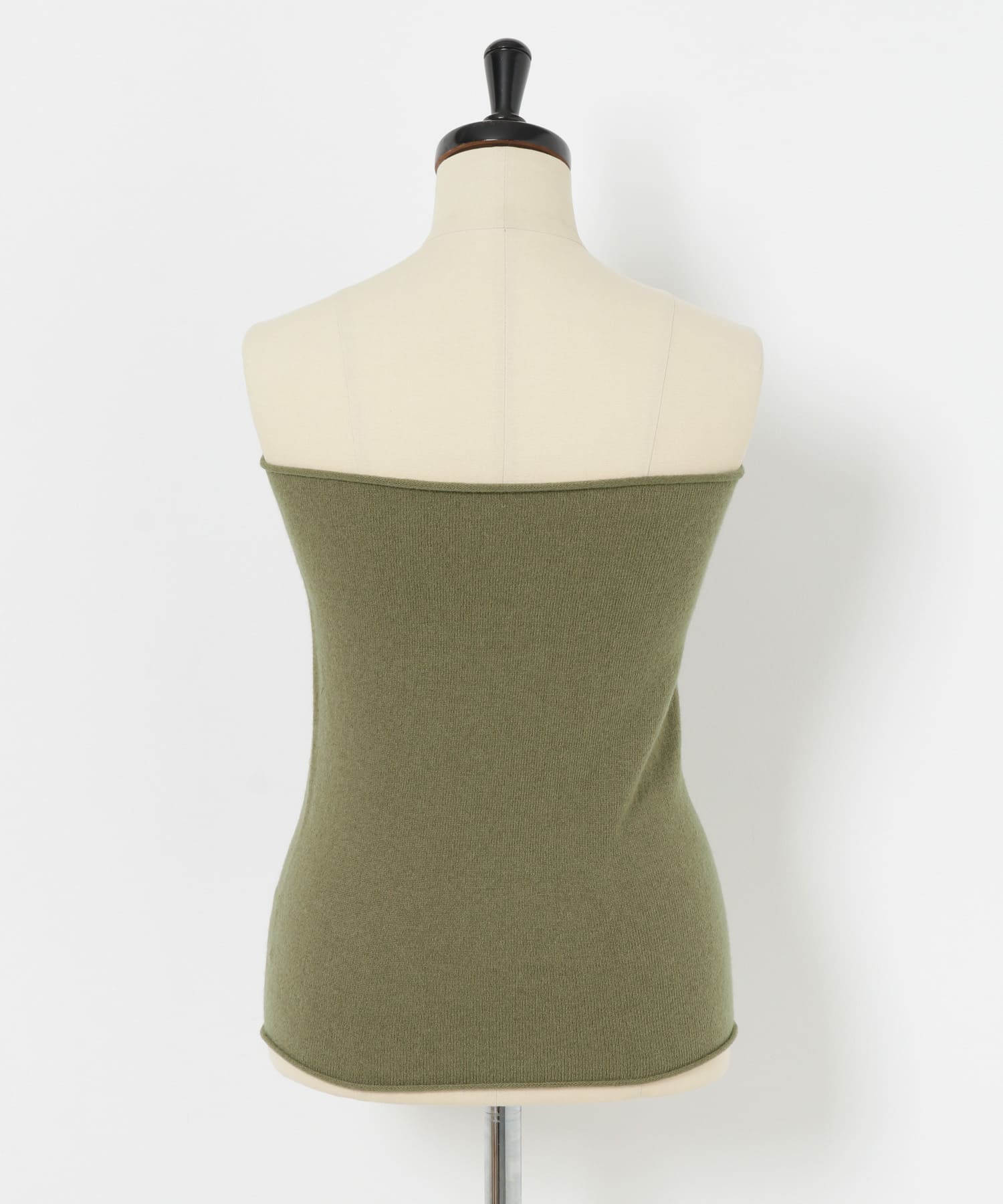 ウールカシミヤニットビスチェ KHAKI FREE