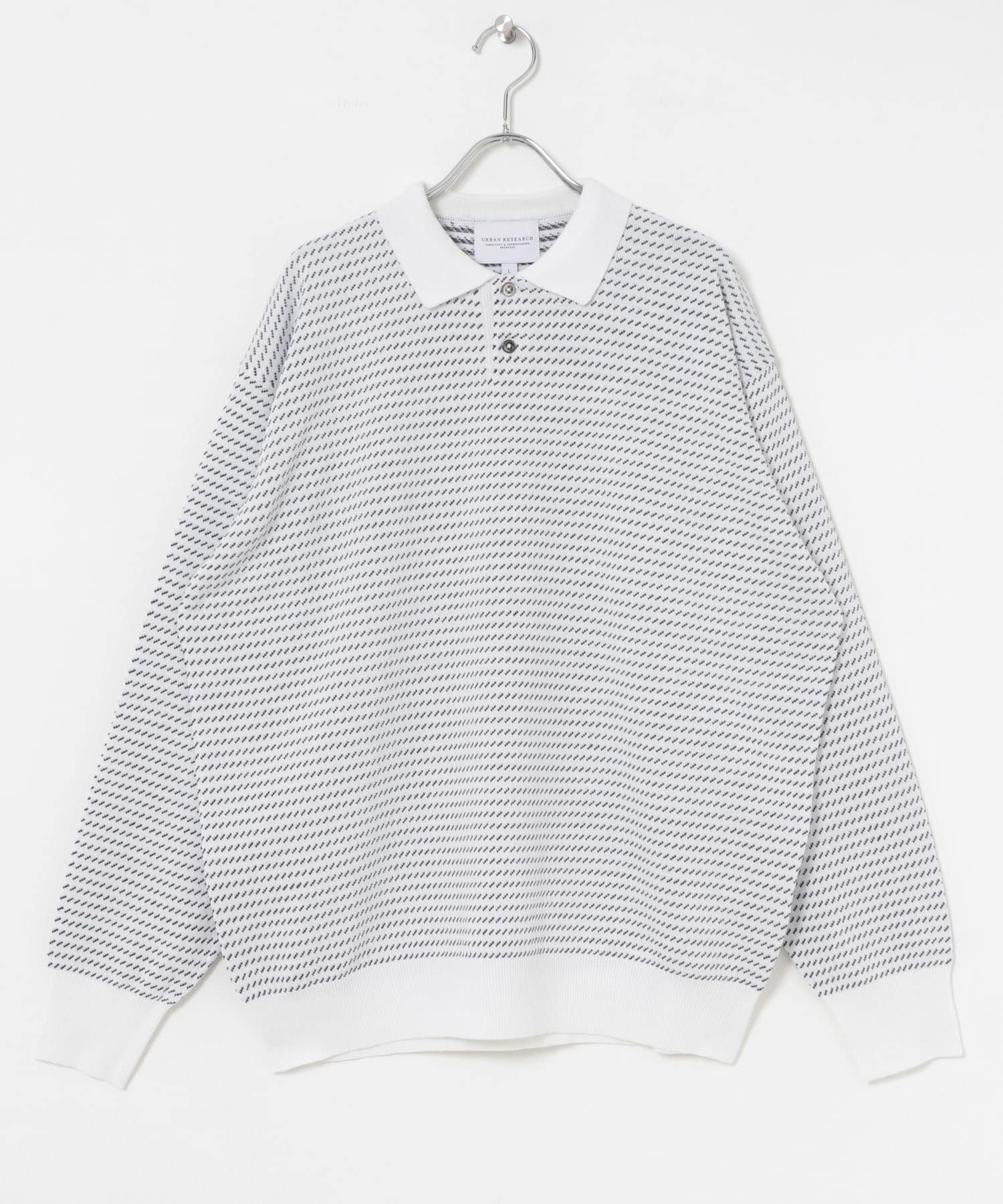 12Gバーズアイポロニット OFF WHITE M