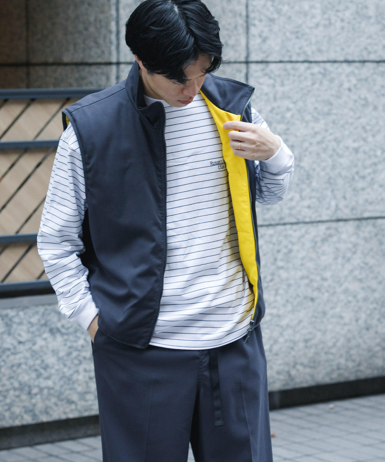 身長：176cm サイズ：L