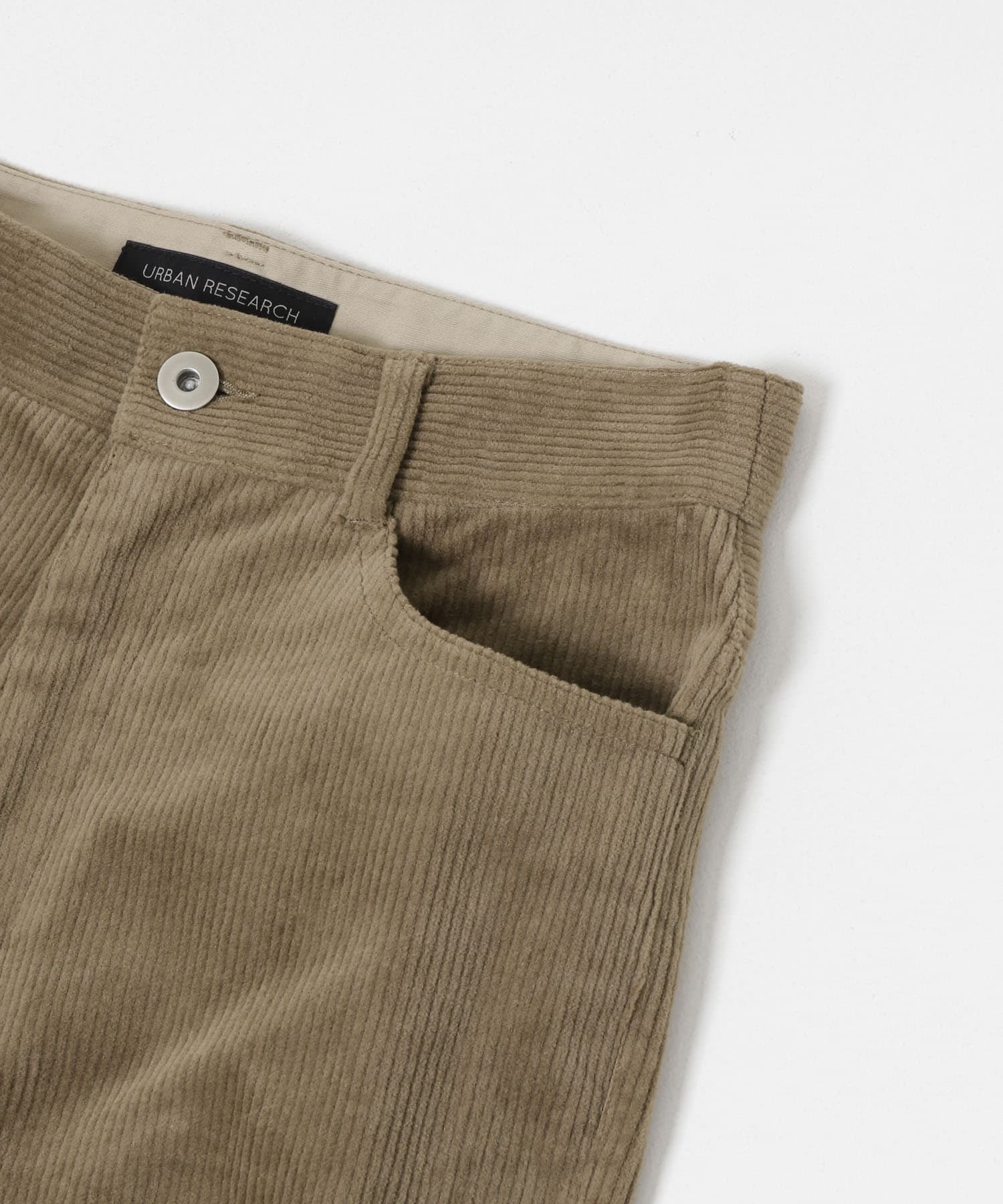 ストレッチコーデュロイストレートパンツ MOCHA 36