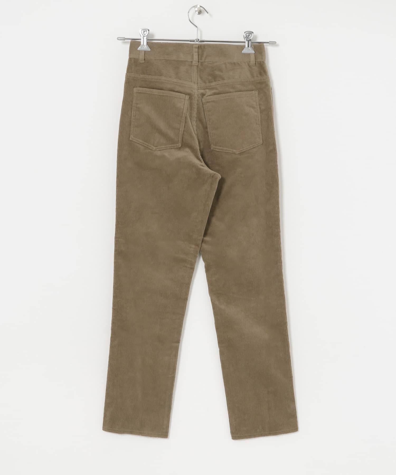 ストレッチコーデュロイストレートパンツ MOCHA 36