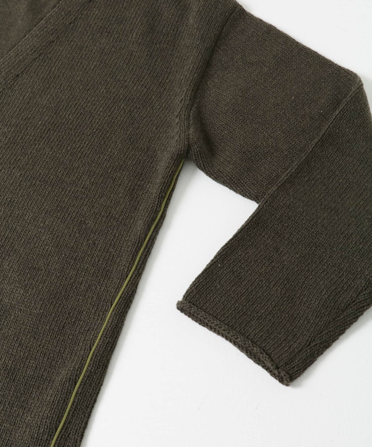 レイヤード風ニットワンピース KHK BROWN FREE