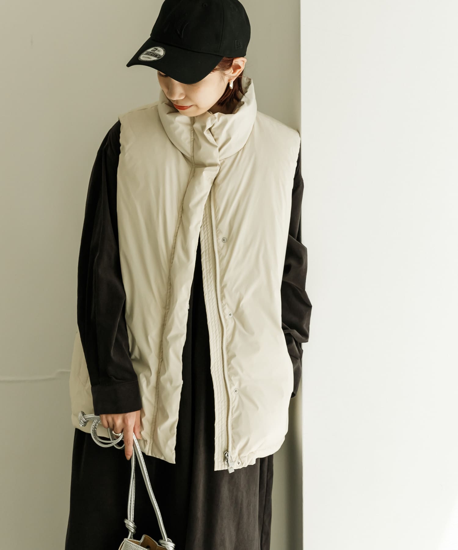 ステッチレスダウンベスト