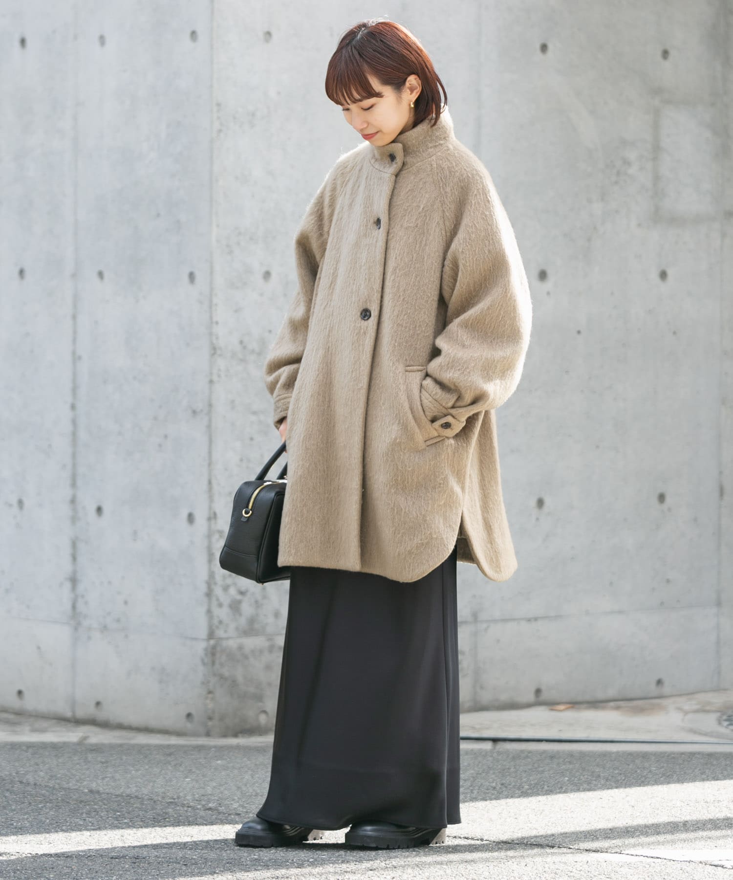 アーバンリサーチ　バルカラーシャギーコート バルカラーシャギーコート(FREE BEIGE): アウター｜URBAN