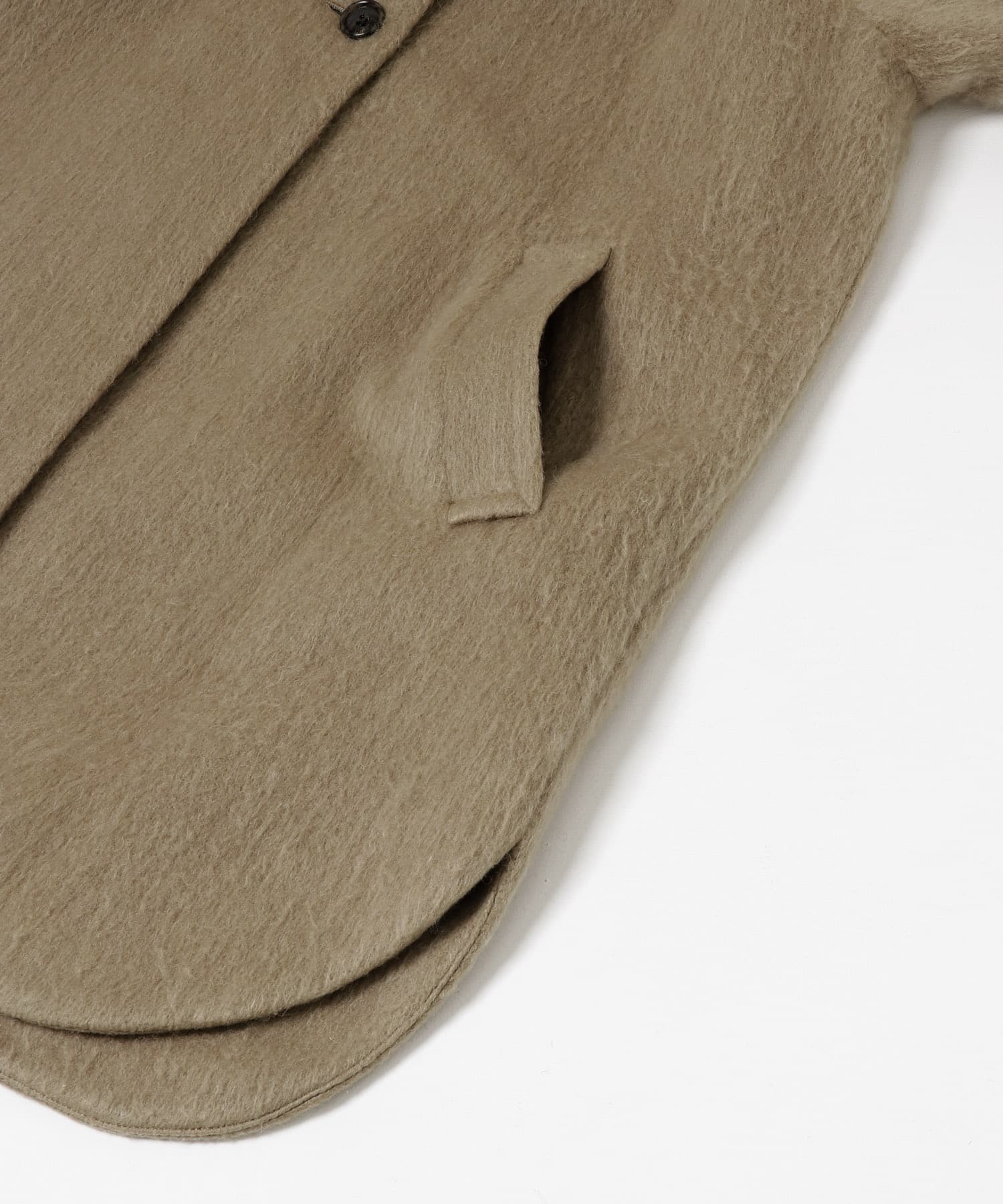 バルカラーシャギーコート BEIGE FREE