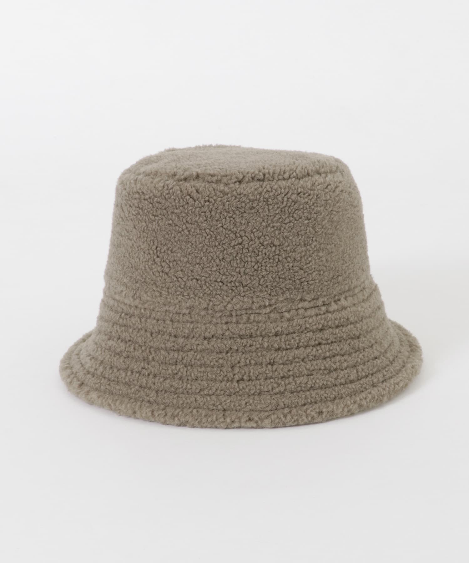 リバーシブルボアバケットハット BEIGE FREE