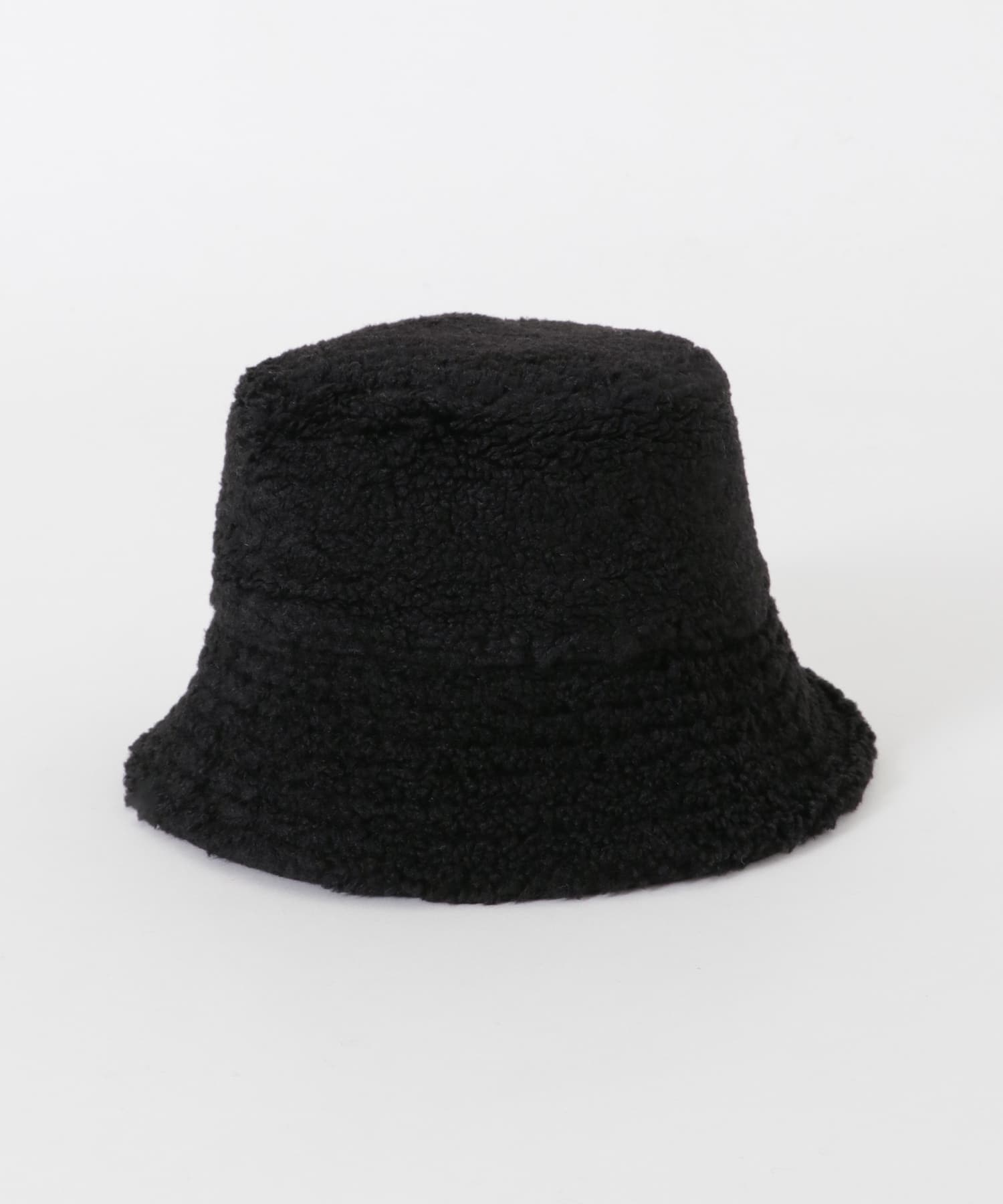 リバーシブルボアバケットハット BLACK FREE