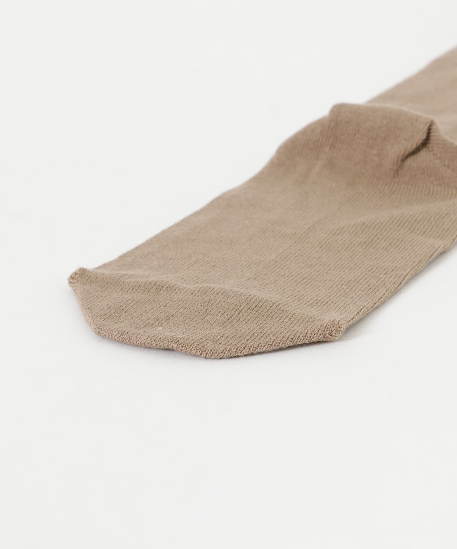 ウールコットンハイソックス BROWN FREE