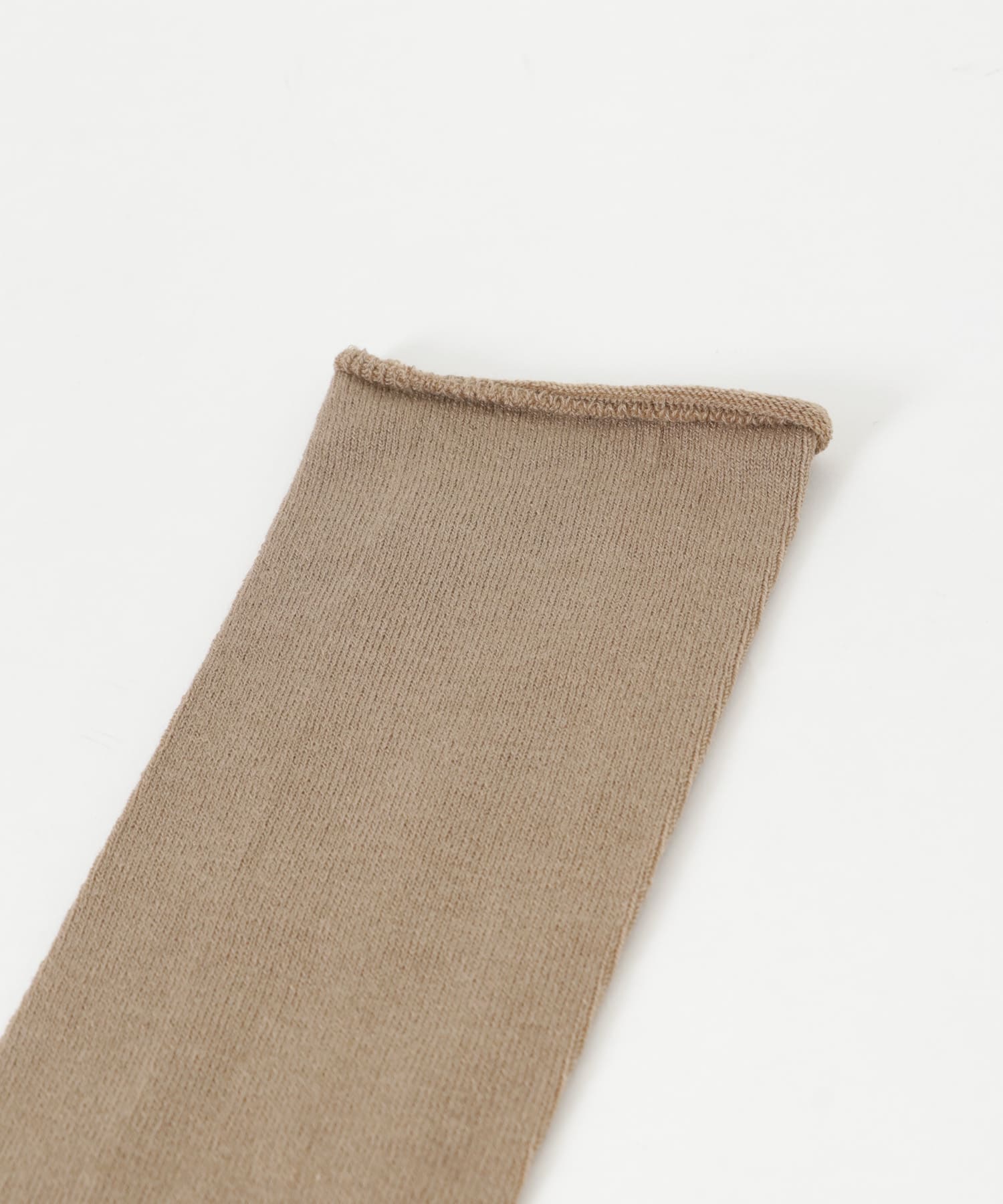 ウールコットンハイソックス BROWN FREE