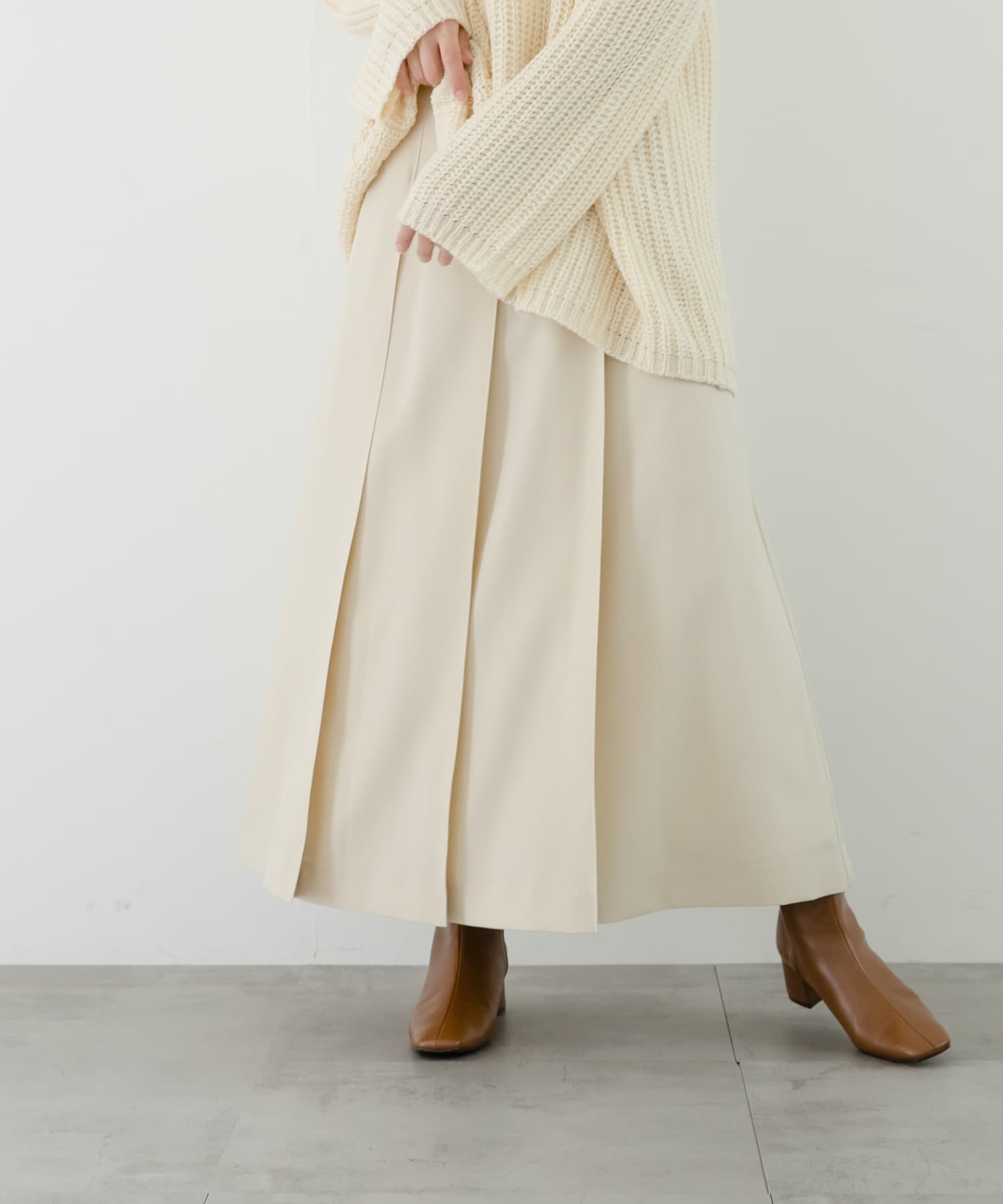 『MADE IN JAPAN』スクエアトゥブーツ BROWN 36