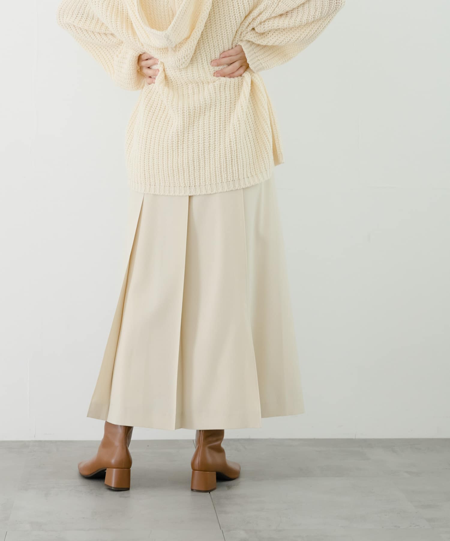 『MADE IN JAPAN』スクエアトゥブーツ BROWN 37