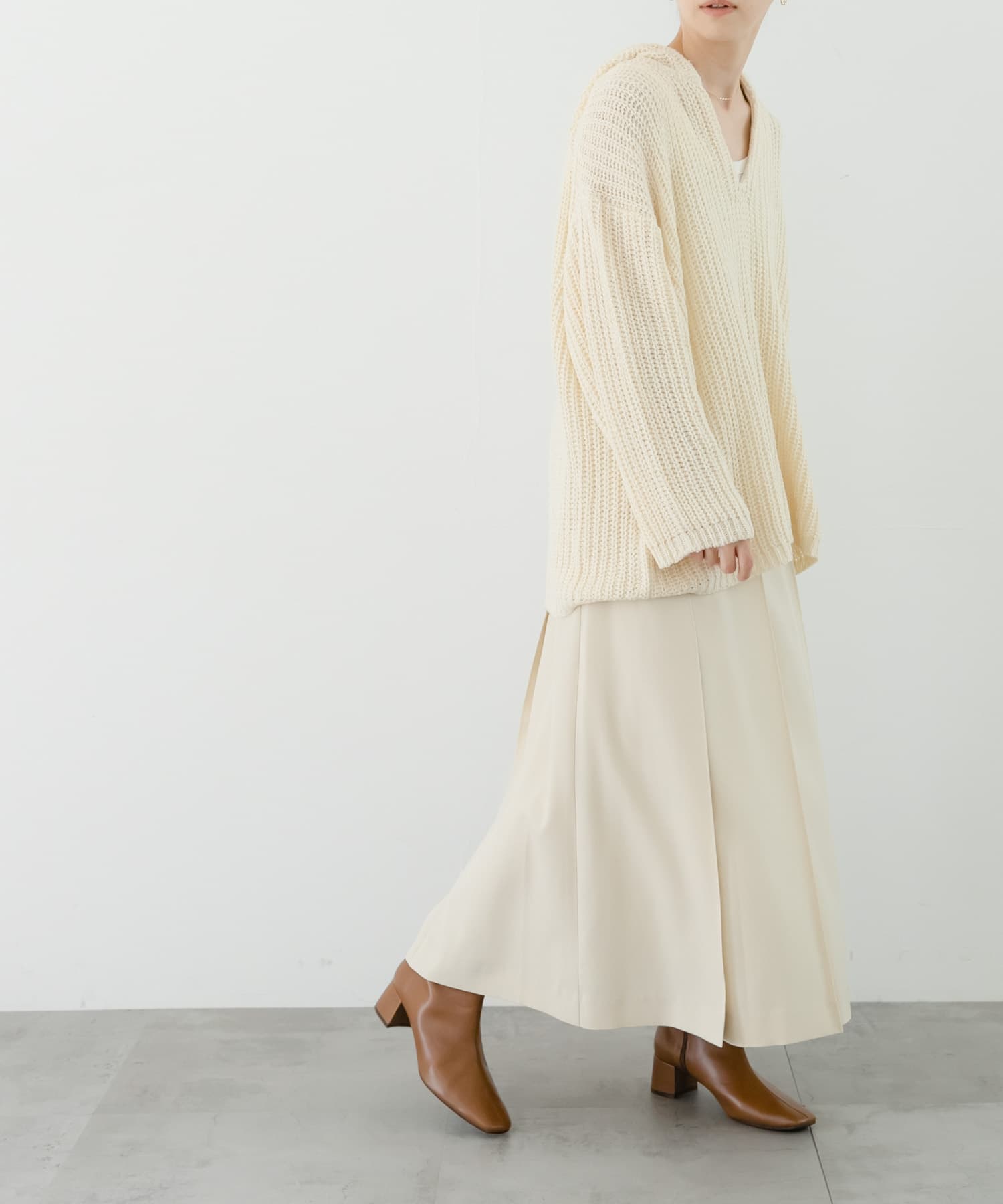 『MADE IN JAPAN』スクエアトゥブーツ BROWN 37