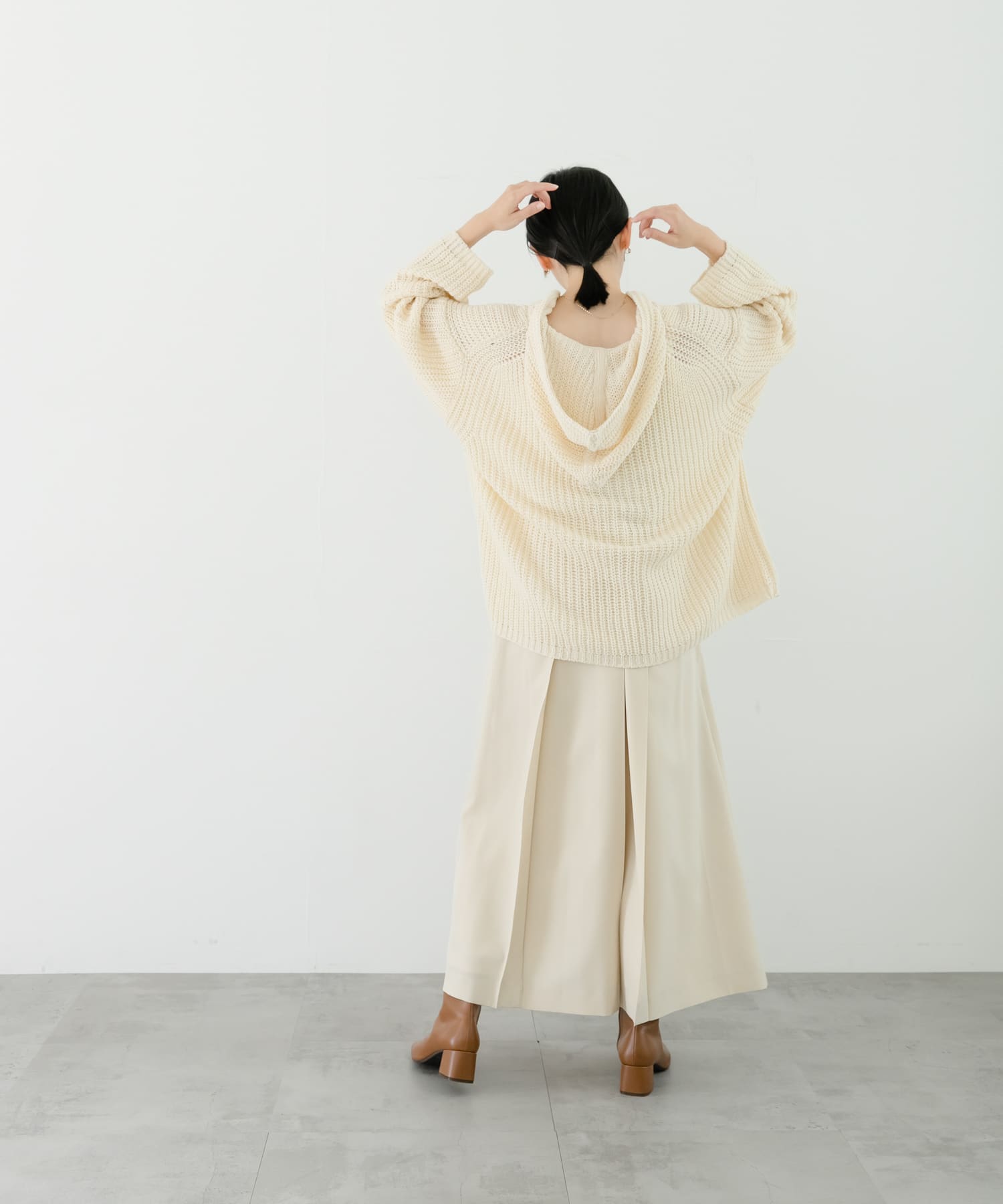 『MADE IN JAPAN』スクエアトゥブーツ BROWN 37