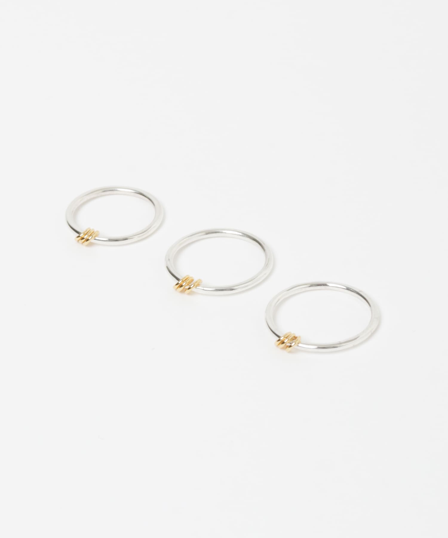 Lapuis　SV925 Three SETリングB SILVER -