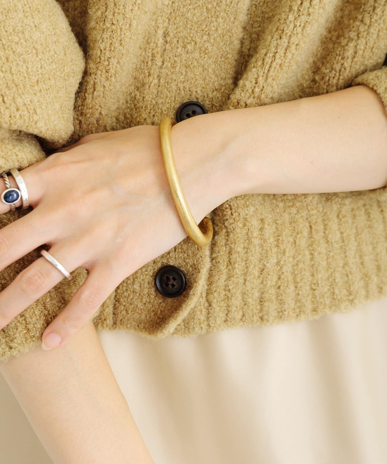 バングルパーツネックレス 2 GOLD -