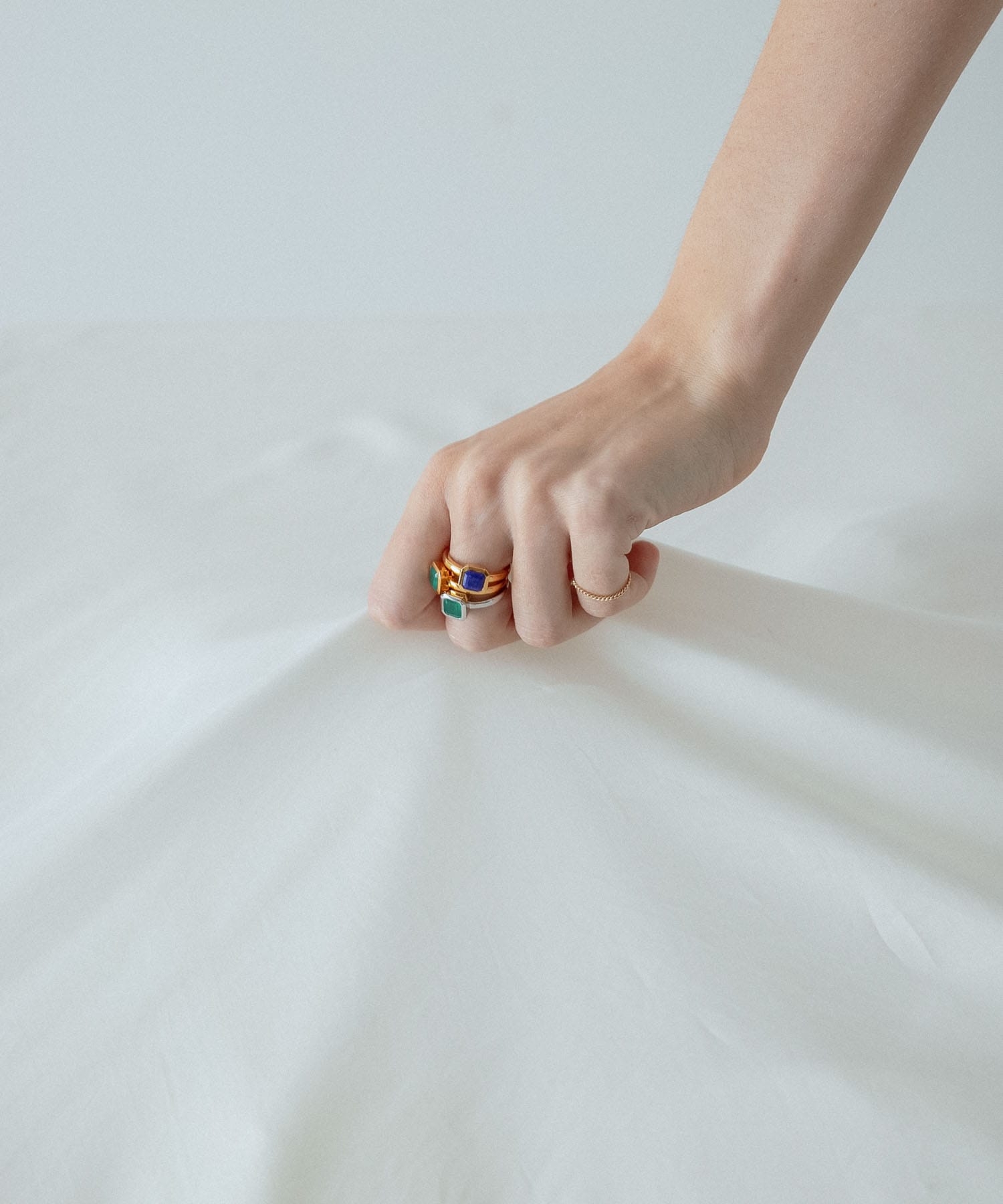 decor『デコール』　石のリング ラピスラズリ SILVER 11