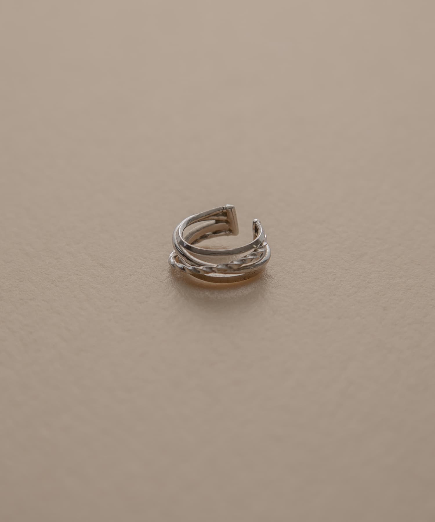 decor『デコール』　Spiral twist ring SILVER -