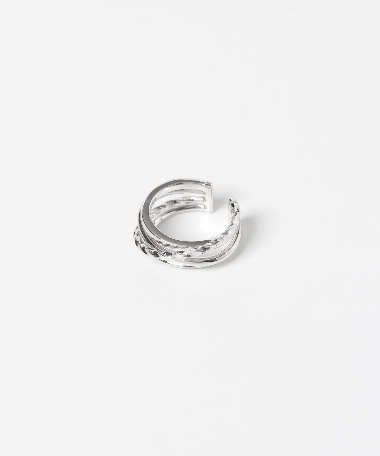 decor『デコール』　Spiral twist ring SILVER -