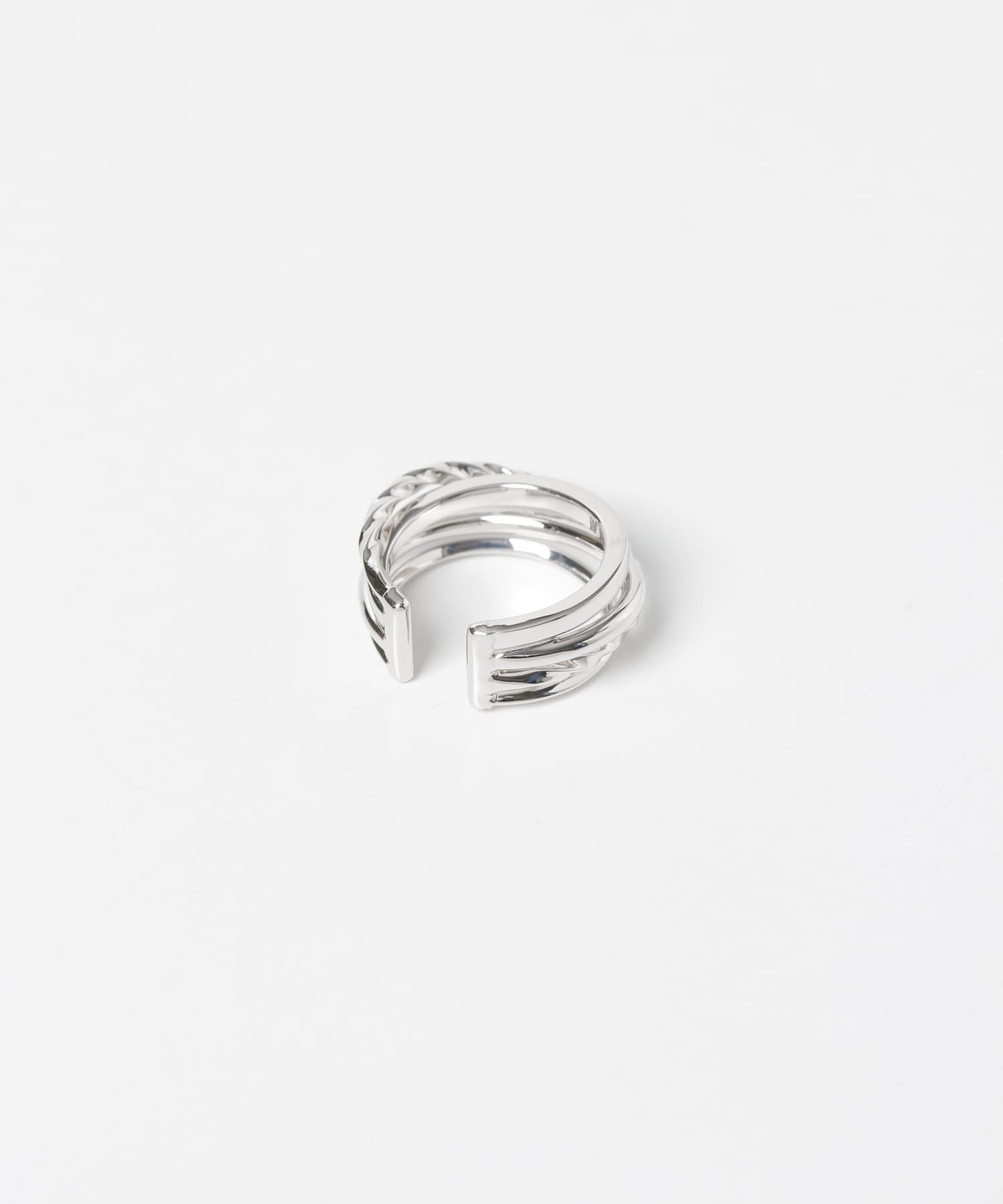 decor『デコール』　Spiral twist ring SILVER -