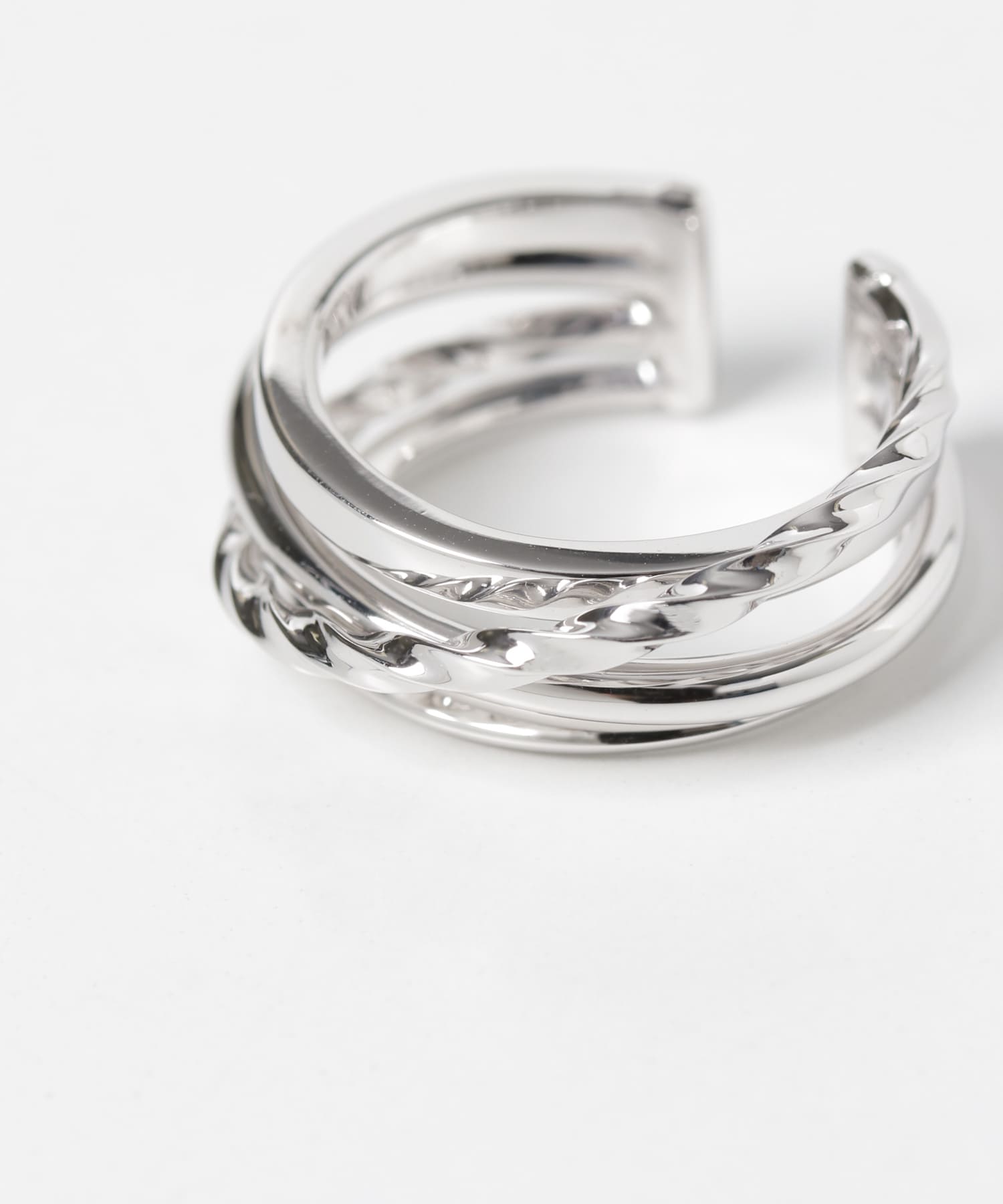 decor『デコール』　Spiral twist ring SILVER -