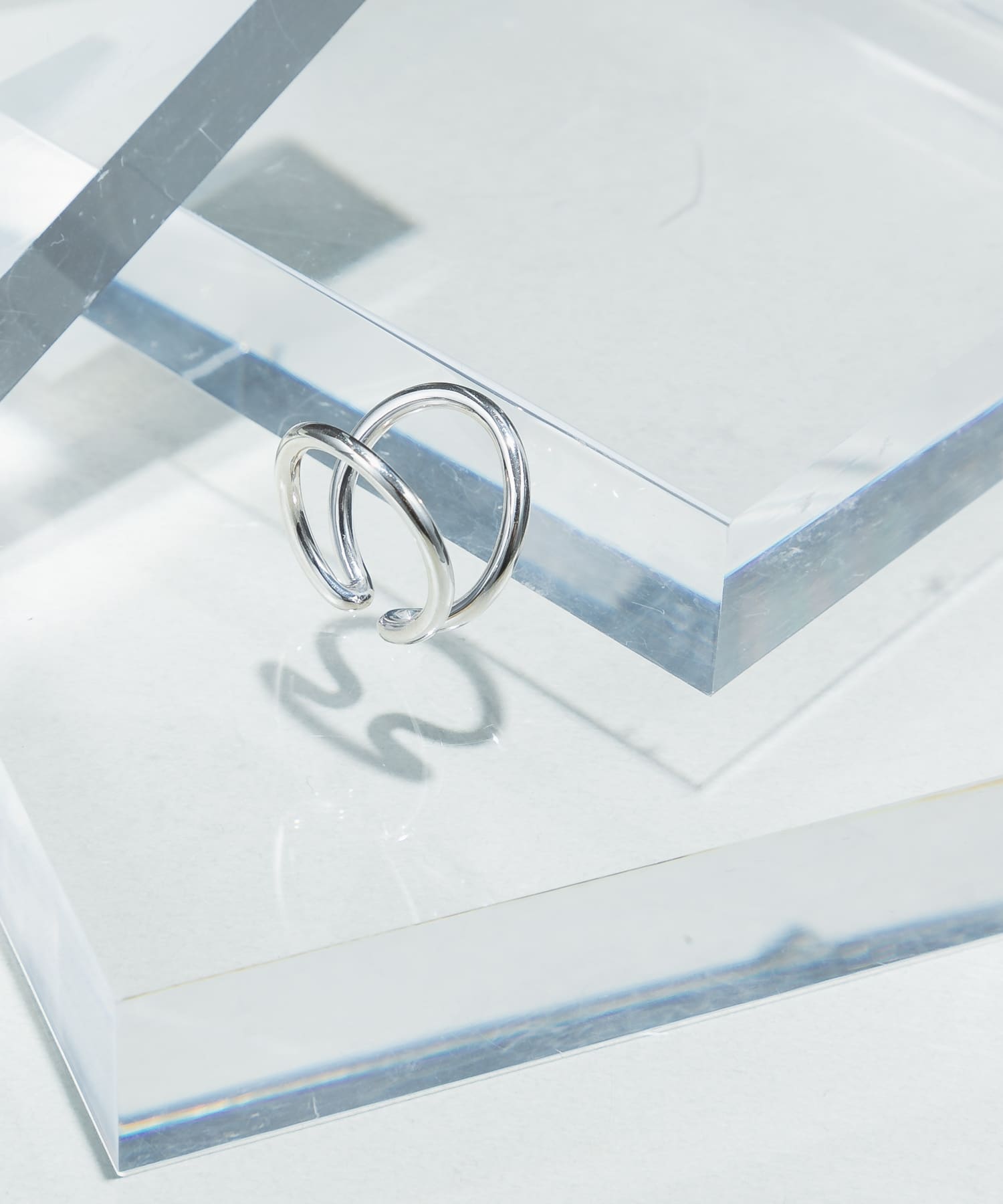 decor　Double ring SILVER -