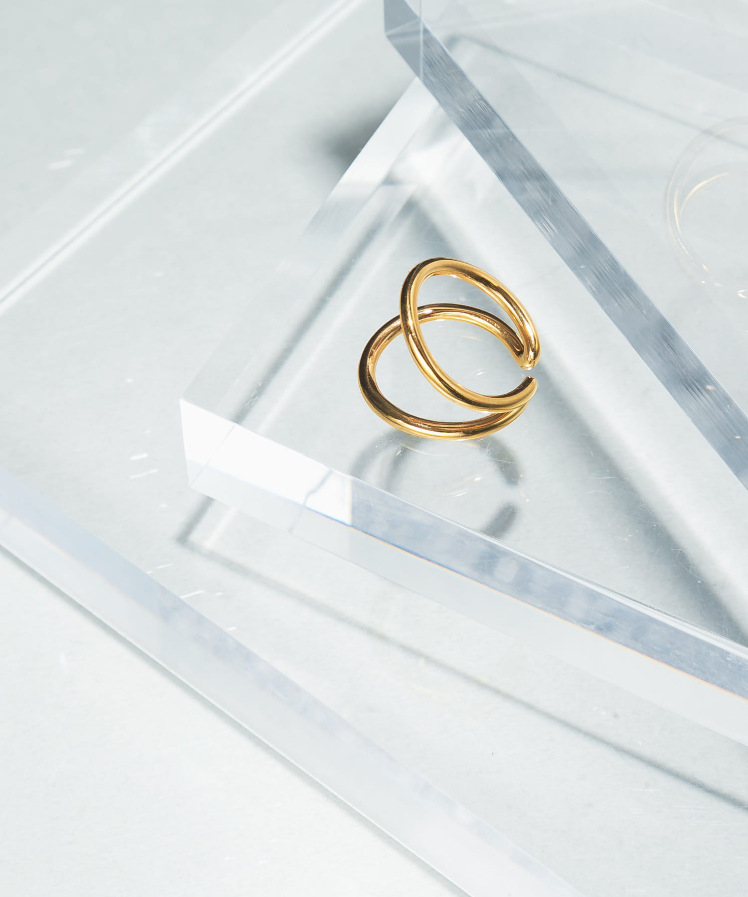 decor　Double ring GOLD -