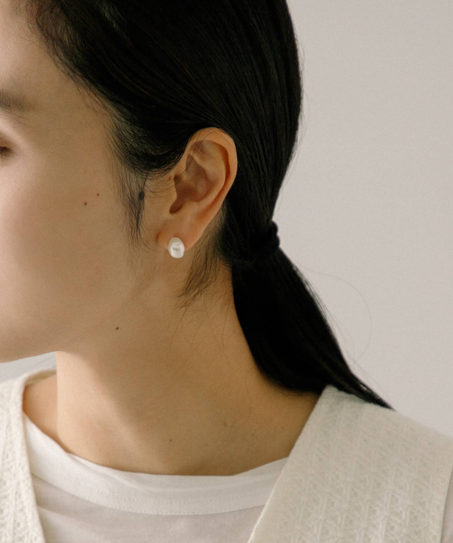 ff by decor urban research　ケシパールポストピアス パール -