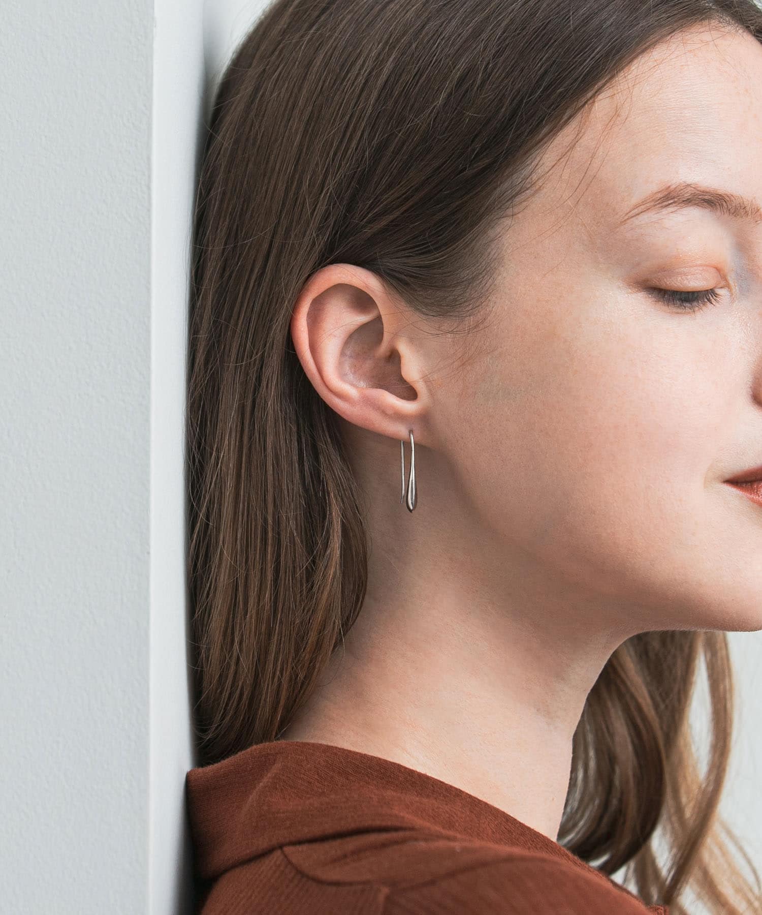 decor『デコール』　DropHook Pierce SILVER -