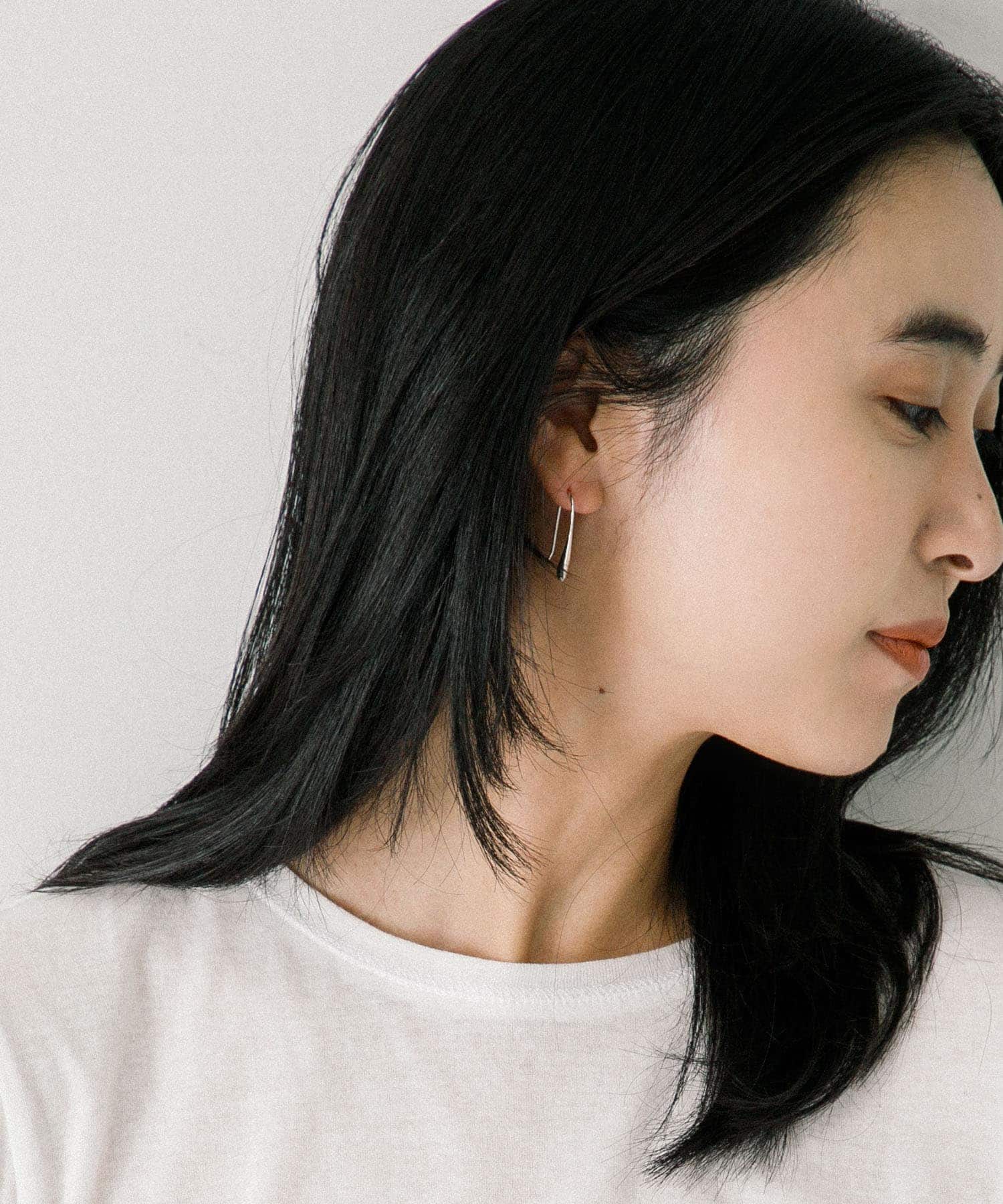 decor『デコール』　DropHook Pierce SILVER -