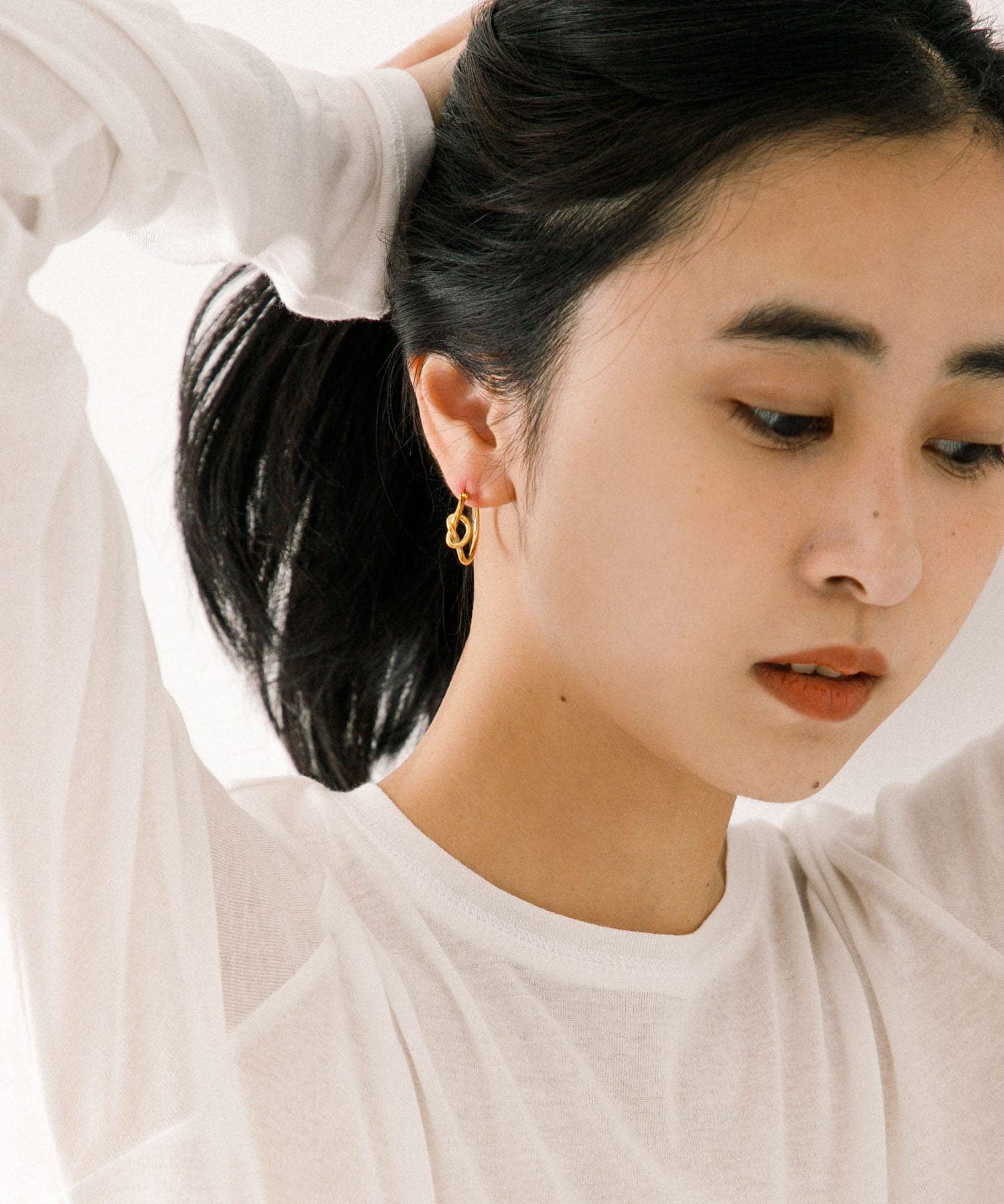 decor『デコール』　Ribbon Pierce L GOLD -