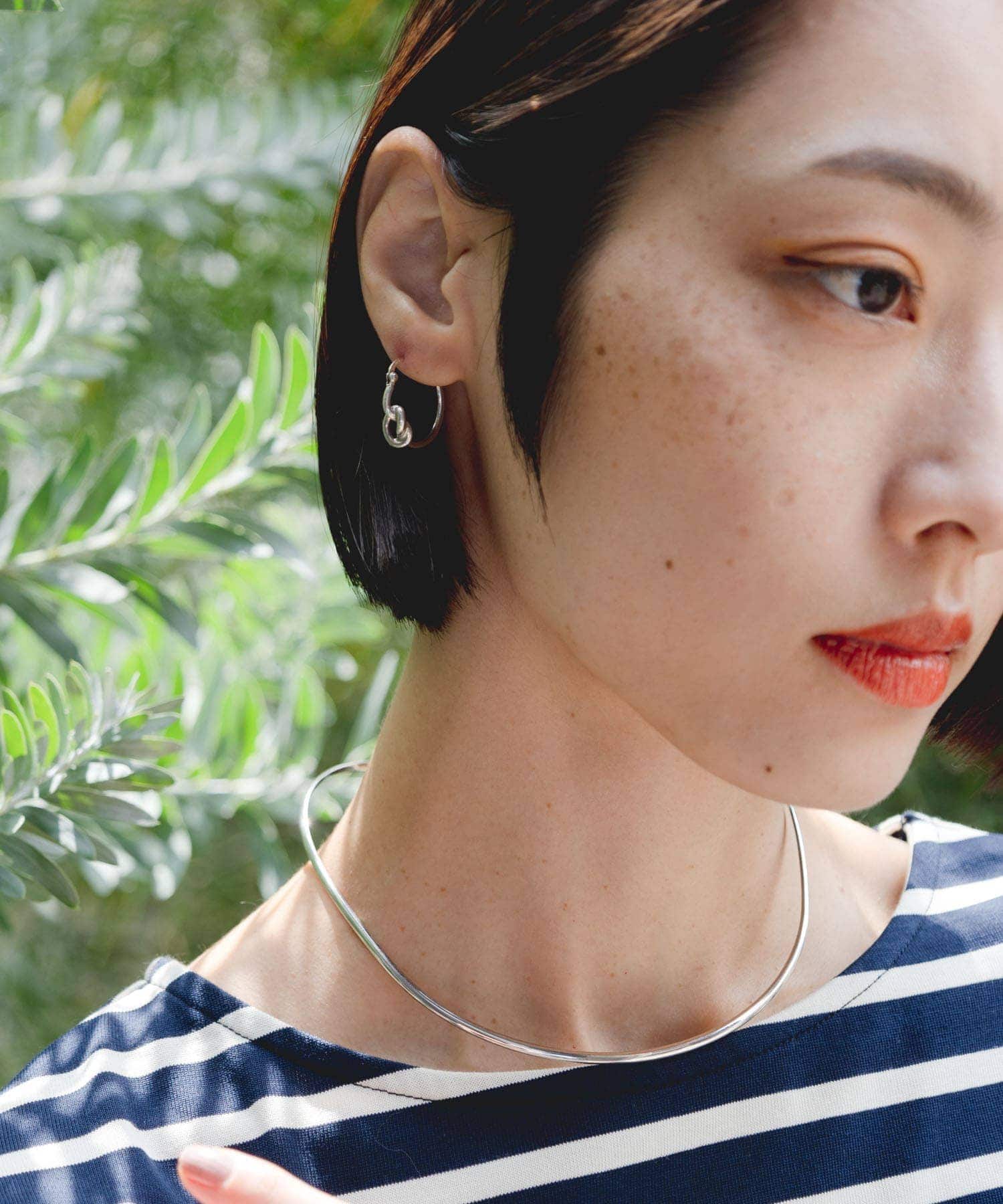 decor『デコール』　Ribbon Pierce L SILVER -