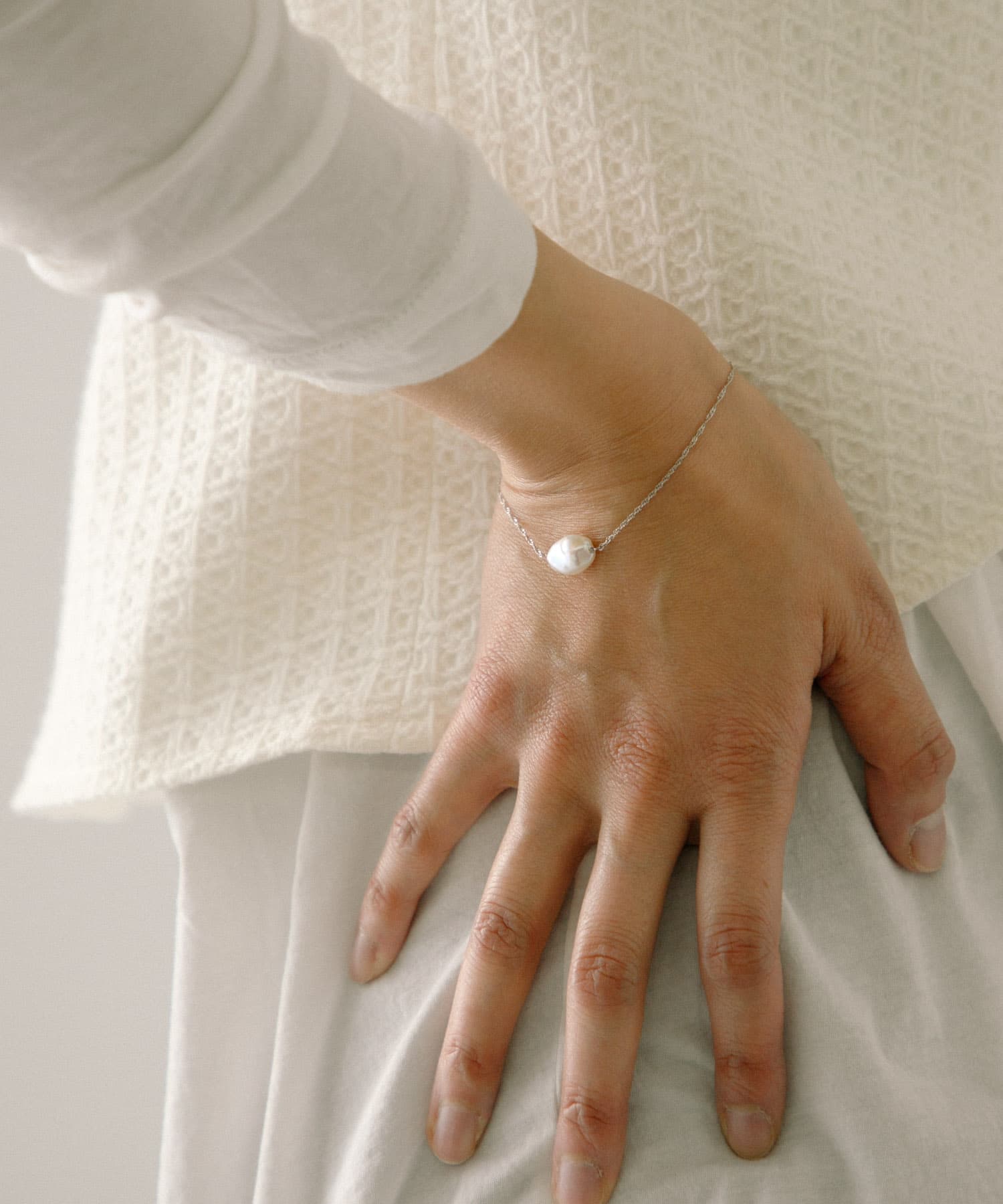 ff by decor urban research　ケシパールブレスレット 10KWG -