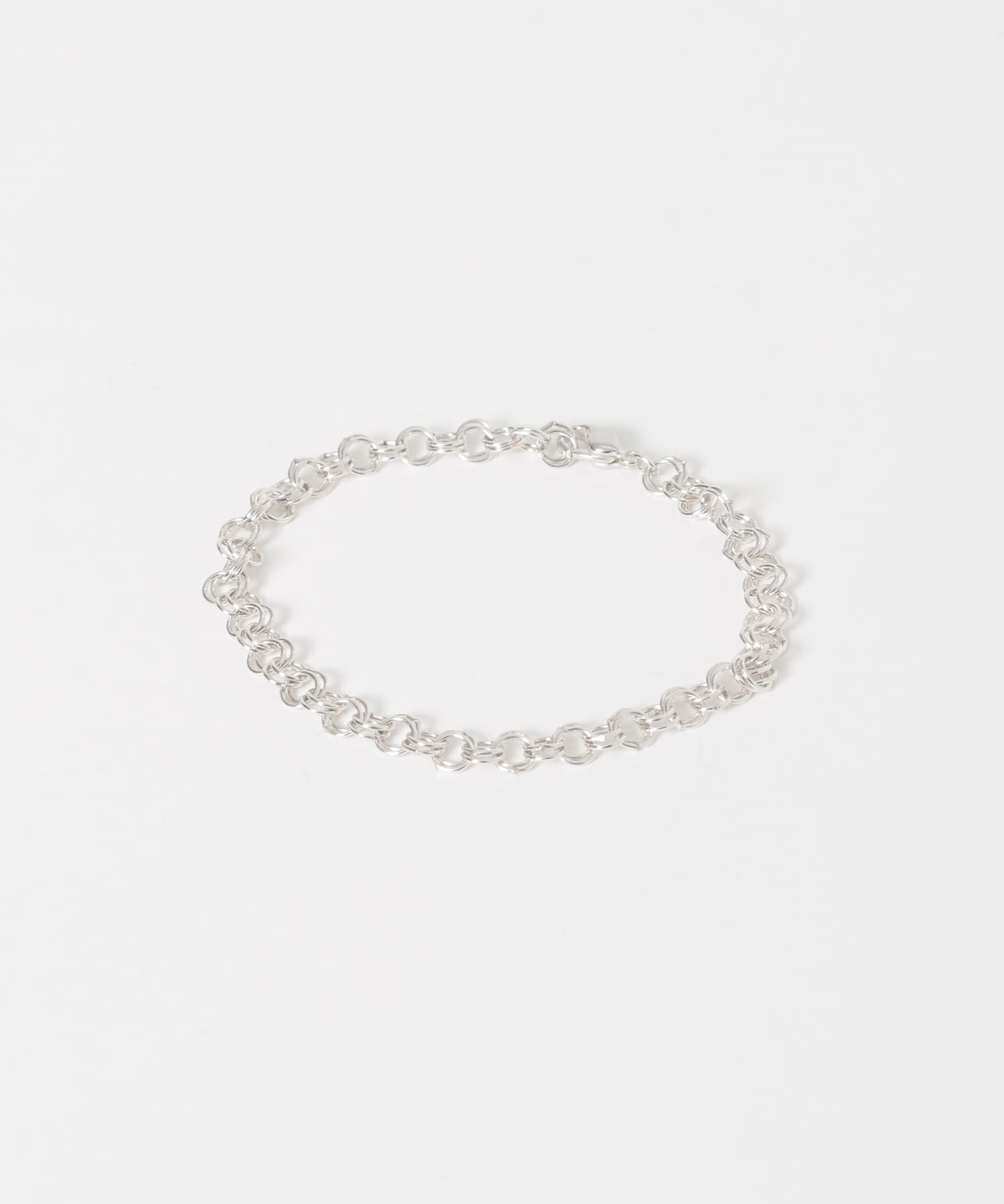 decor　DoublecirclechainBracelet SILVER -
