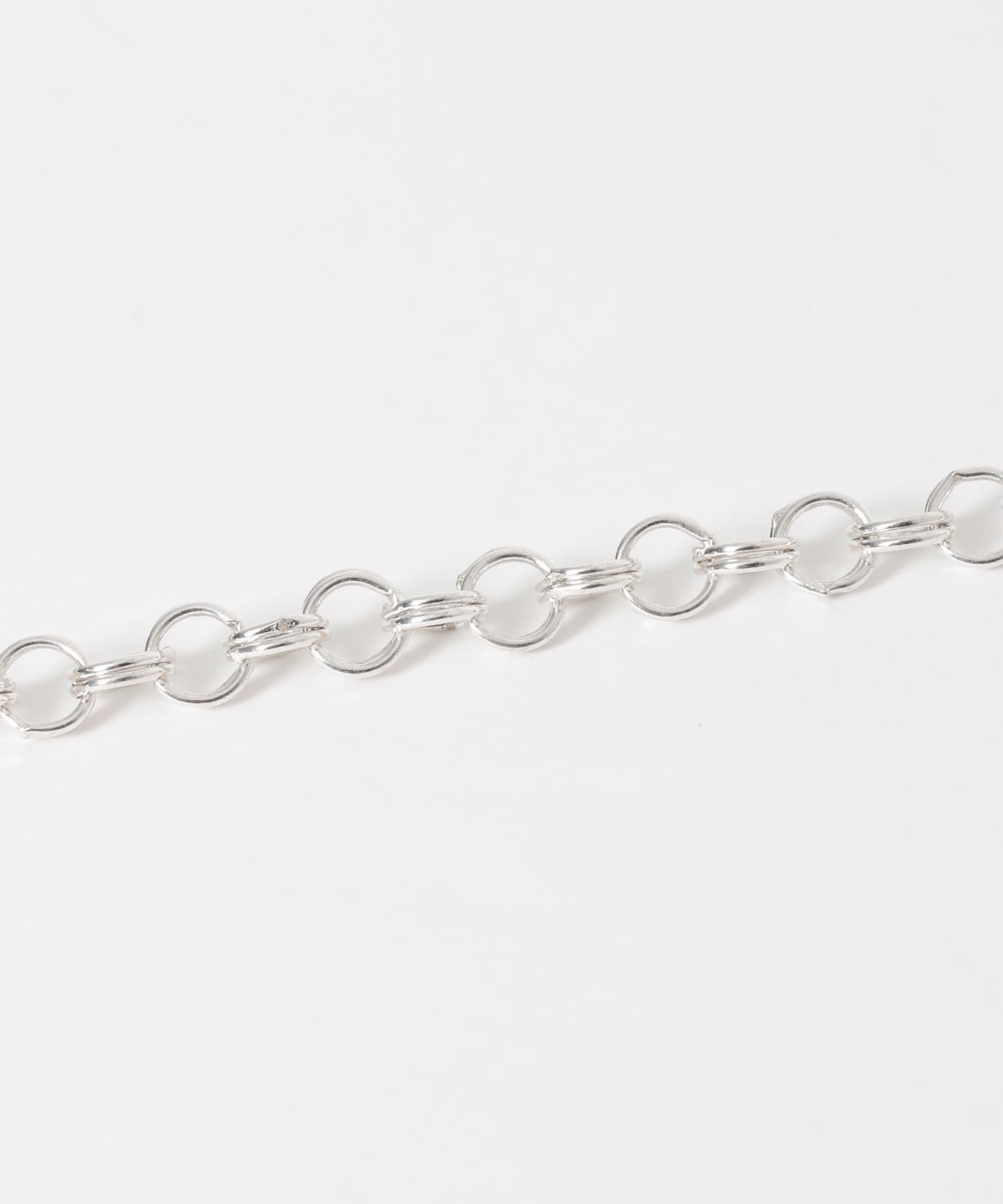 decor　DoublecirclechainBracelet SILVER -