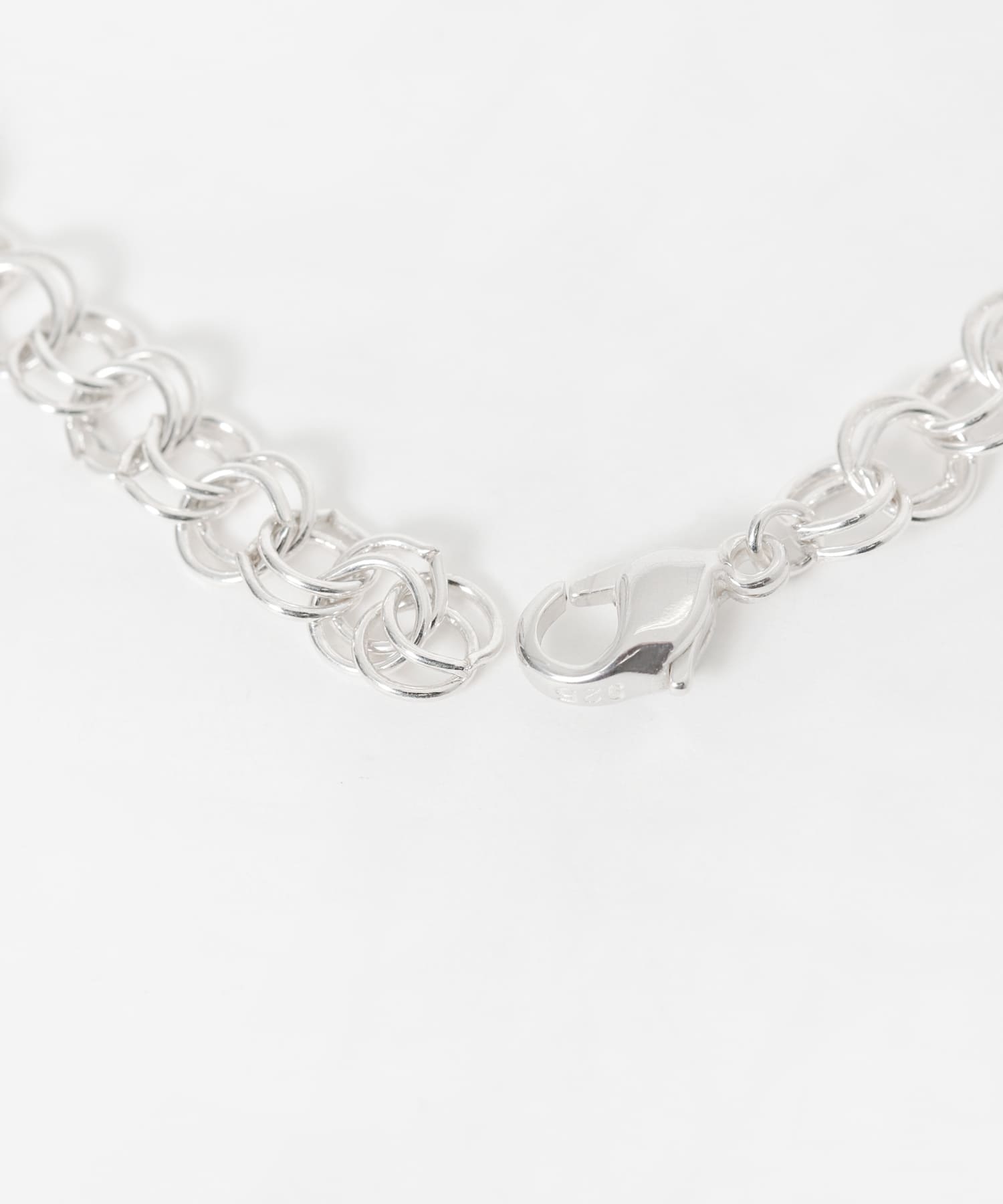 decor　DoublecirclechainBracelet SILVER -