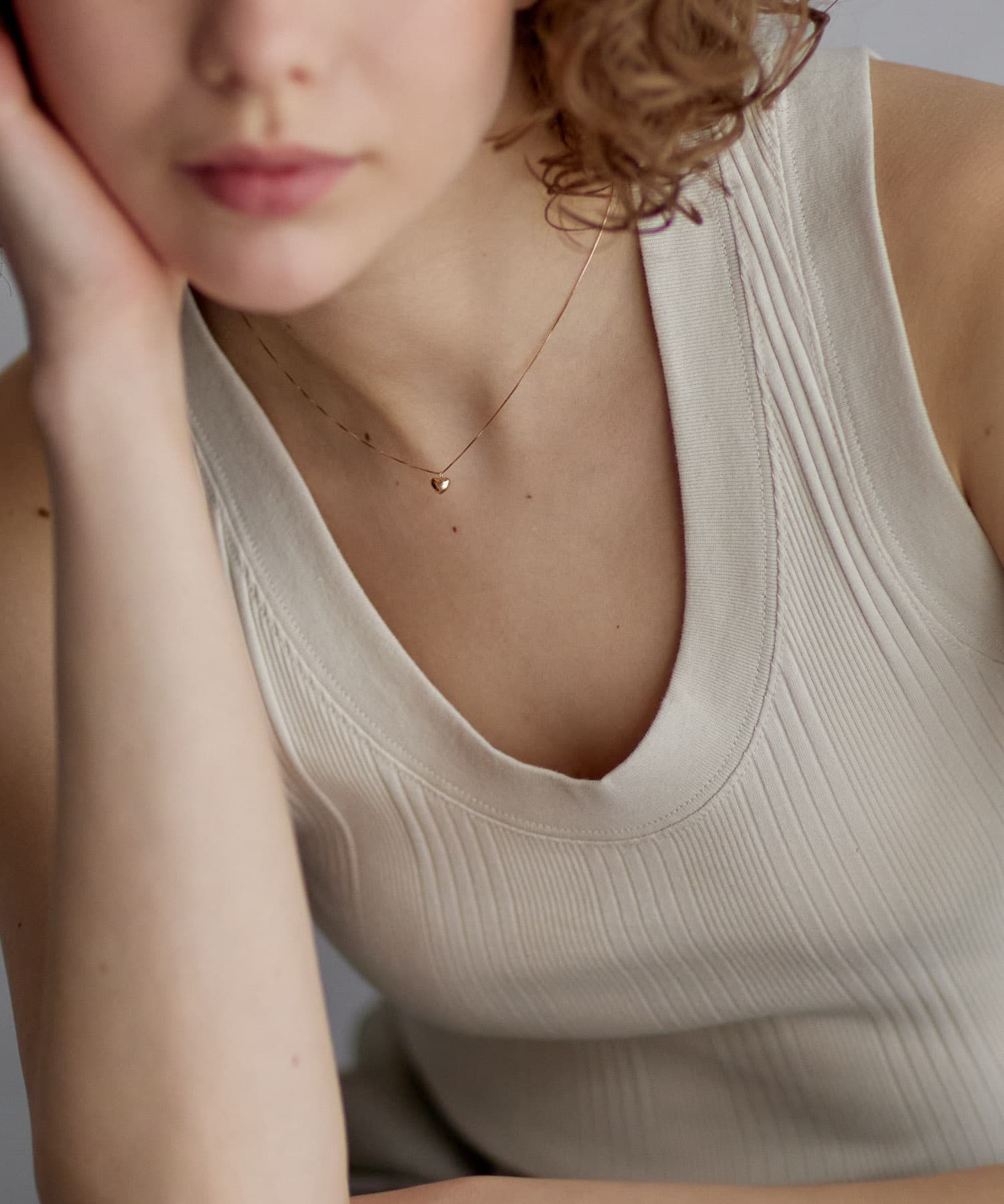 ff by decor urban research　ハートネックレス 10KYG -