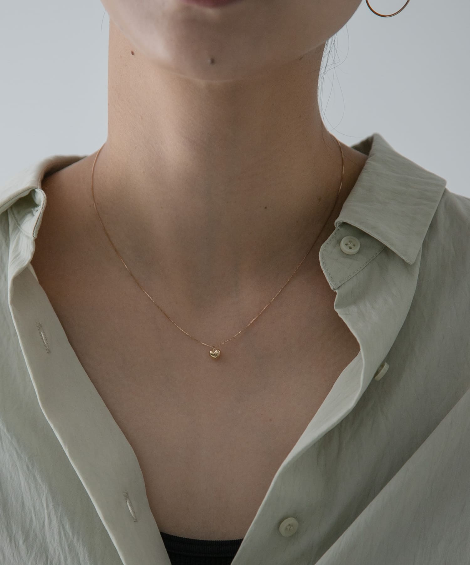 ff by decor urban research　ハートネックレス 10KYG -