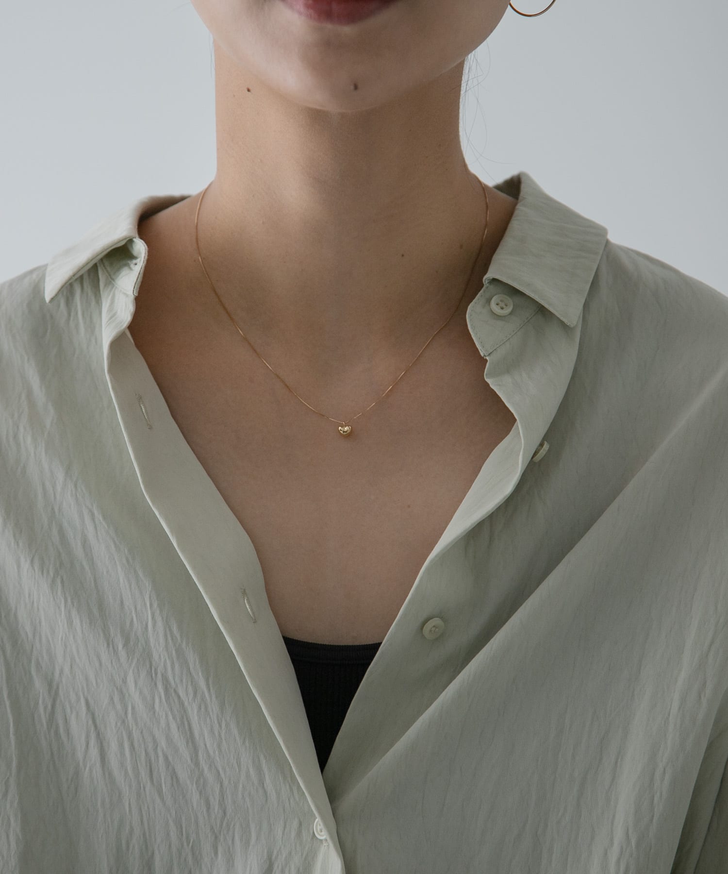 ff by decor urban research　ハートネックレス 10KYG -