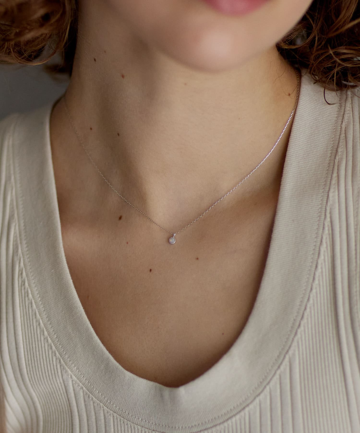 ff by decor urban research　ストーンネックレス オパールWG