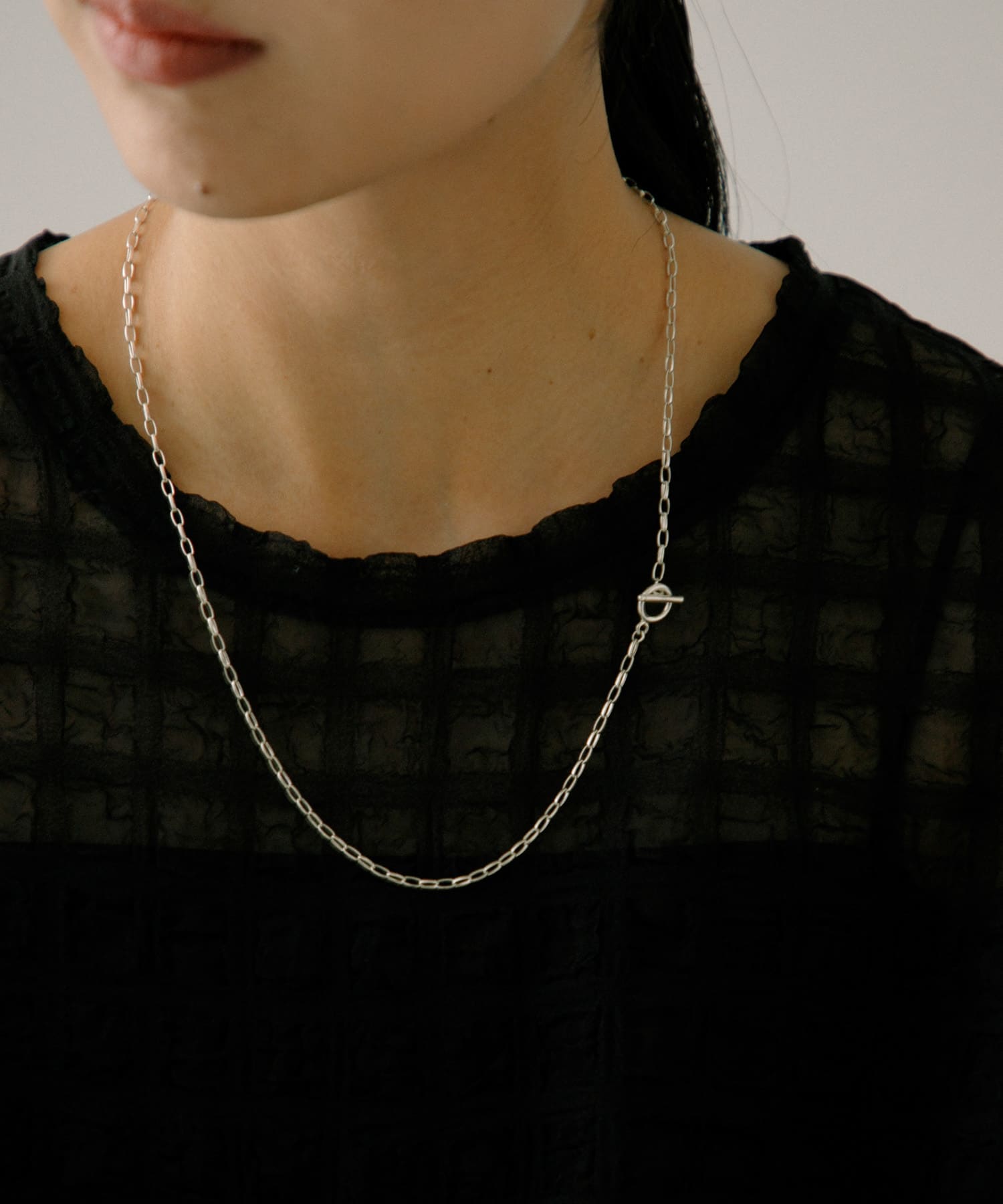 decor『デコール』　Cablechain Necklace SILVER -
