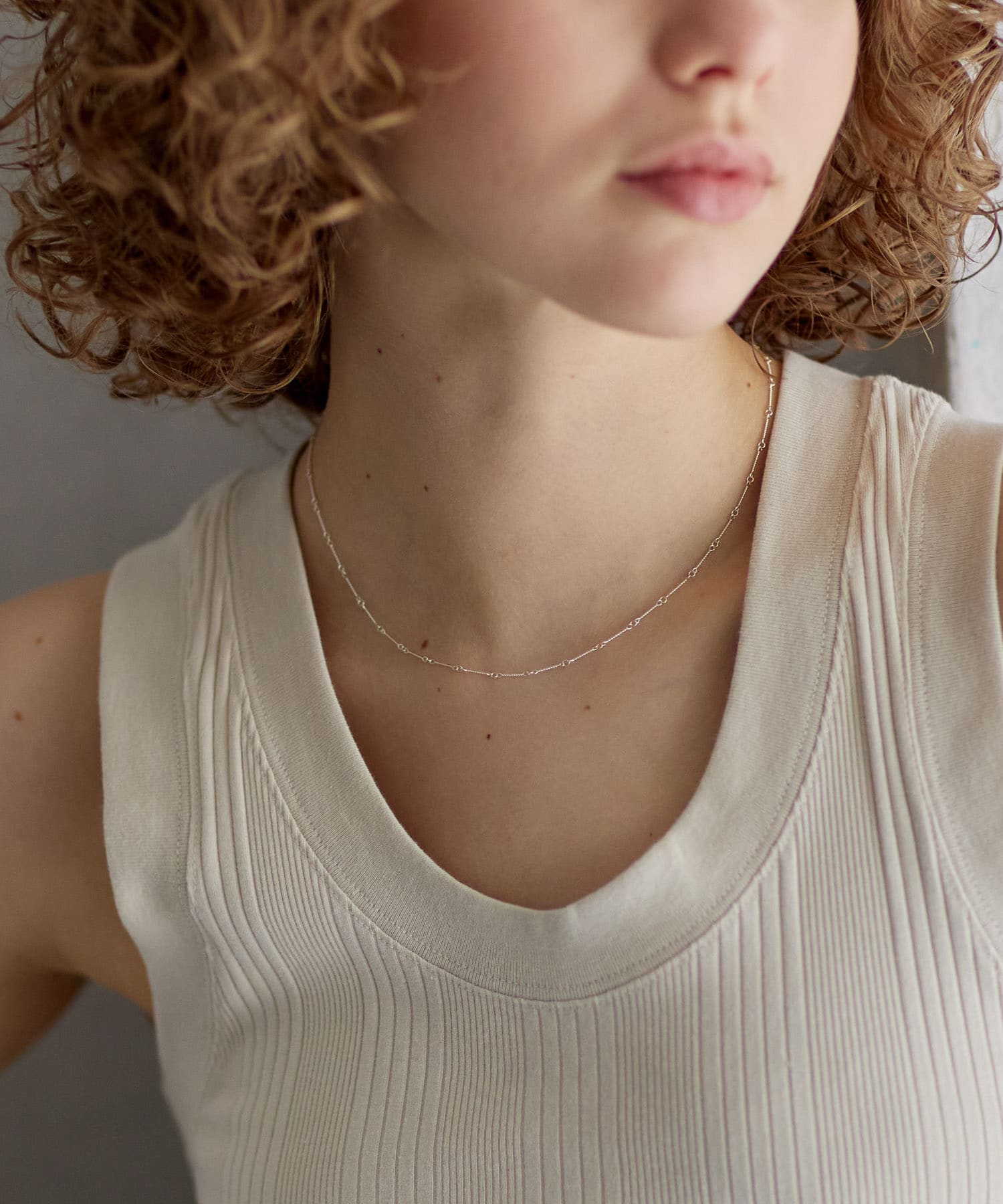 decor『デコール』　Twistbarchain Necklace SILVER -